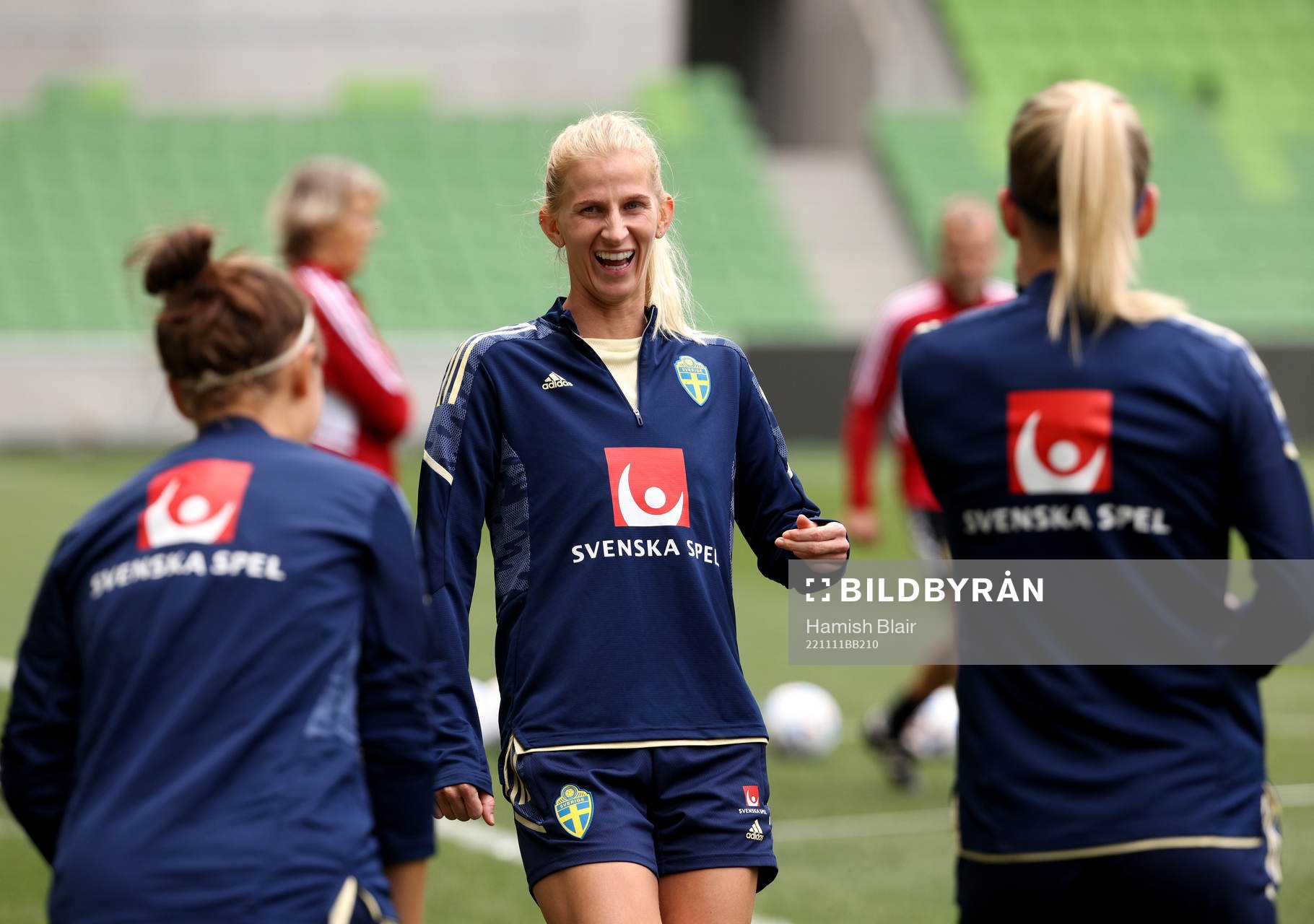 Sofia Jakobsson of the Swedish women's national football