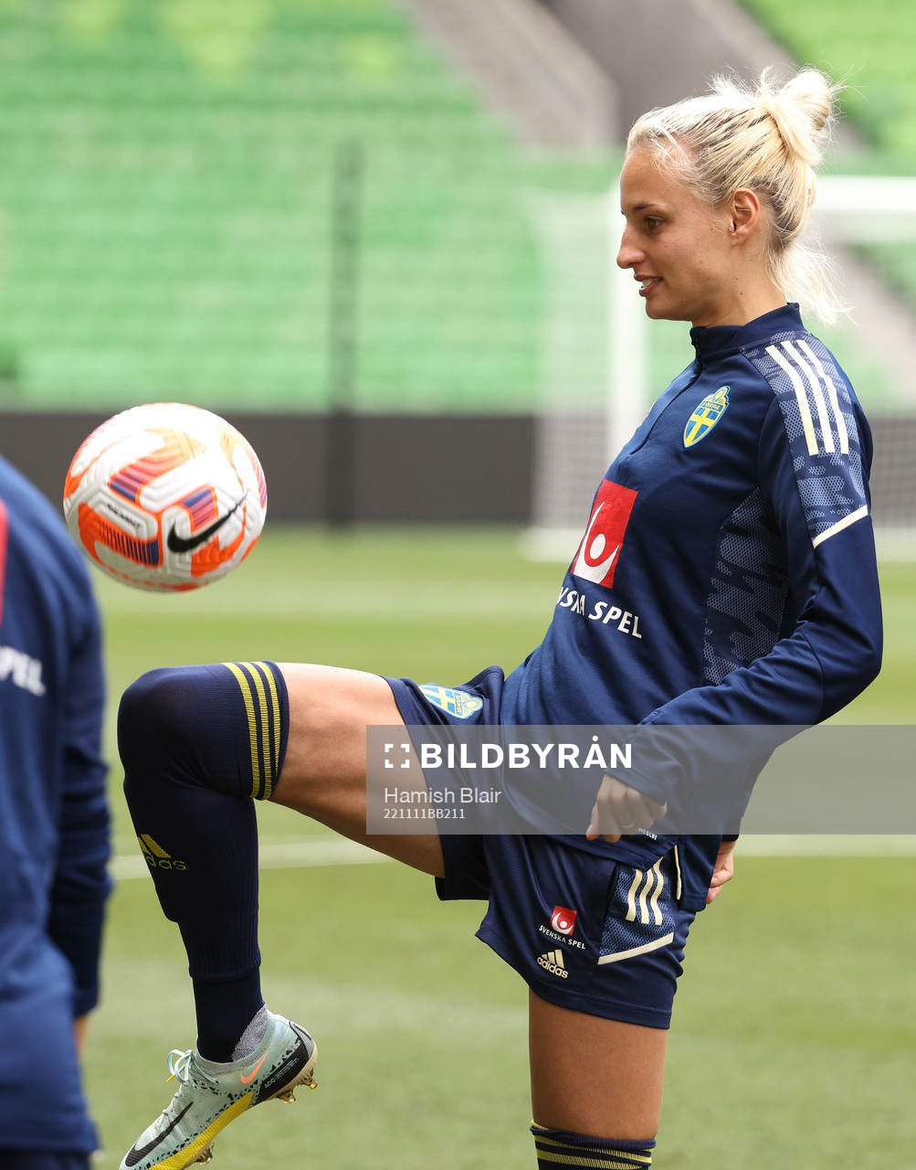 Nathalie Björn of the Swedish women's national football