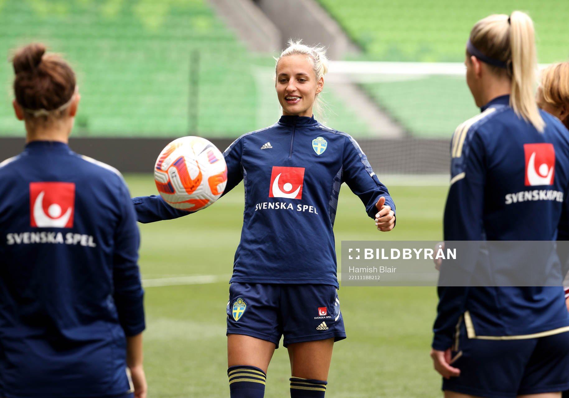 Nathalie Björn of the Swedish women's national football