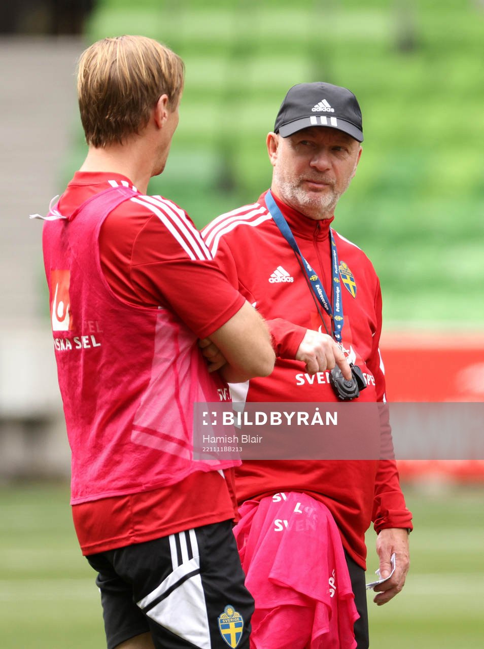 Head coach Peter Gerhardsson of the Swedish women's