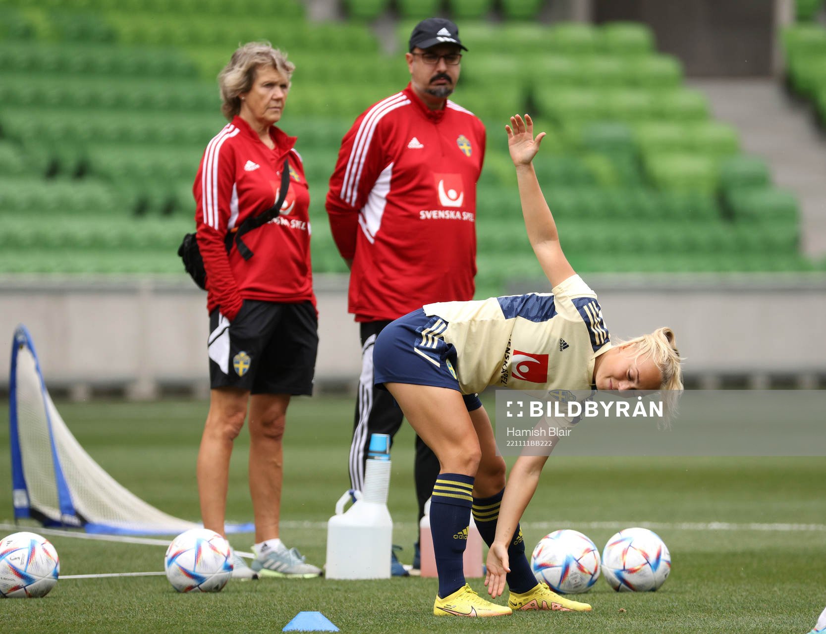 Hanna Bennison of the Swedish women's national football team