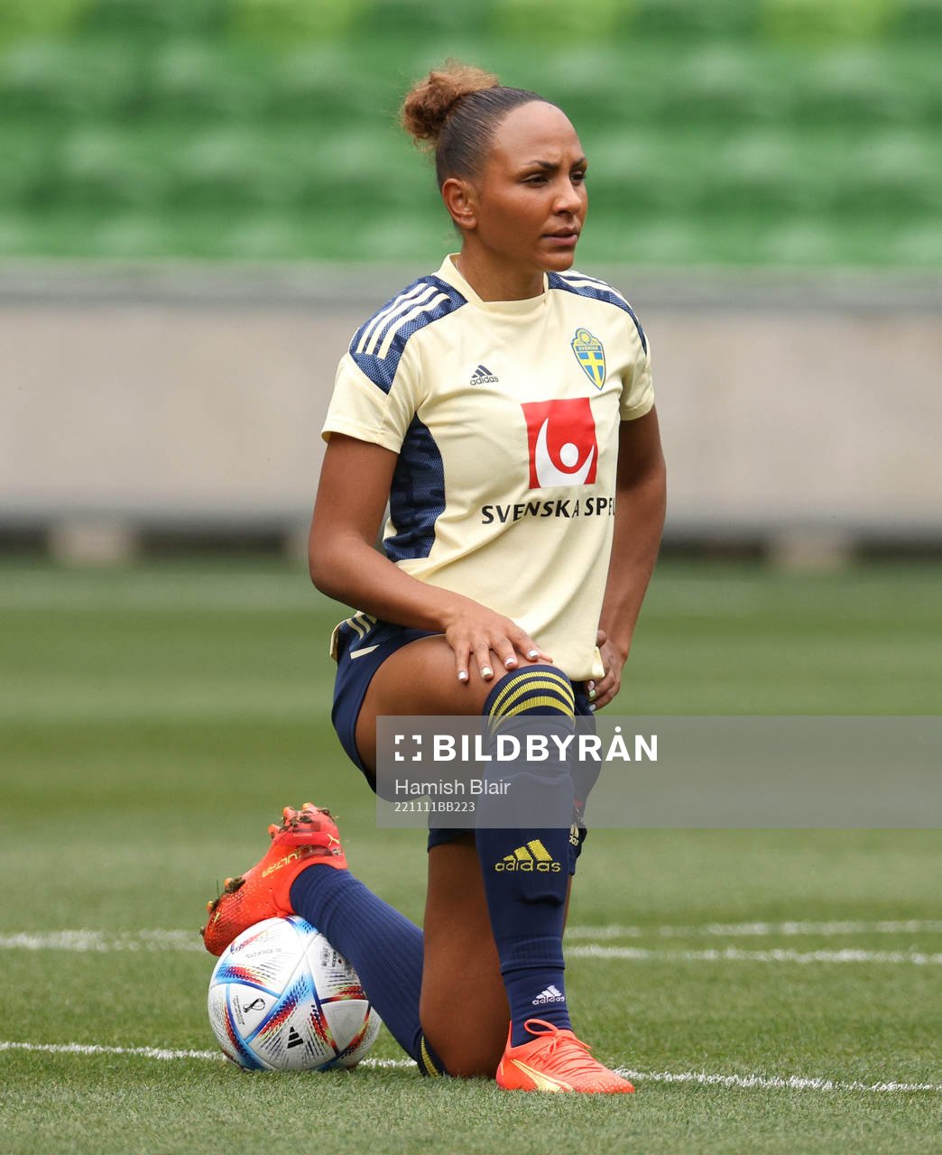 Madelen Janogy of the Swedish women's national football team