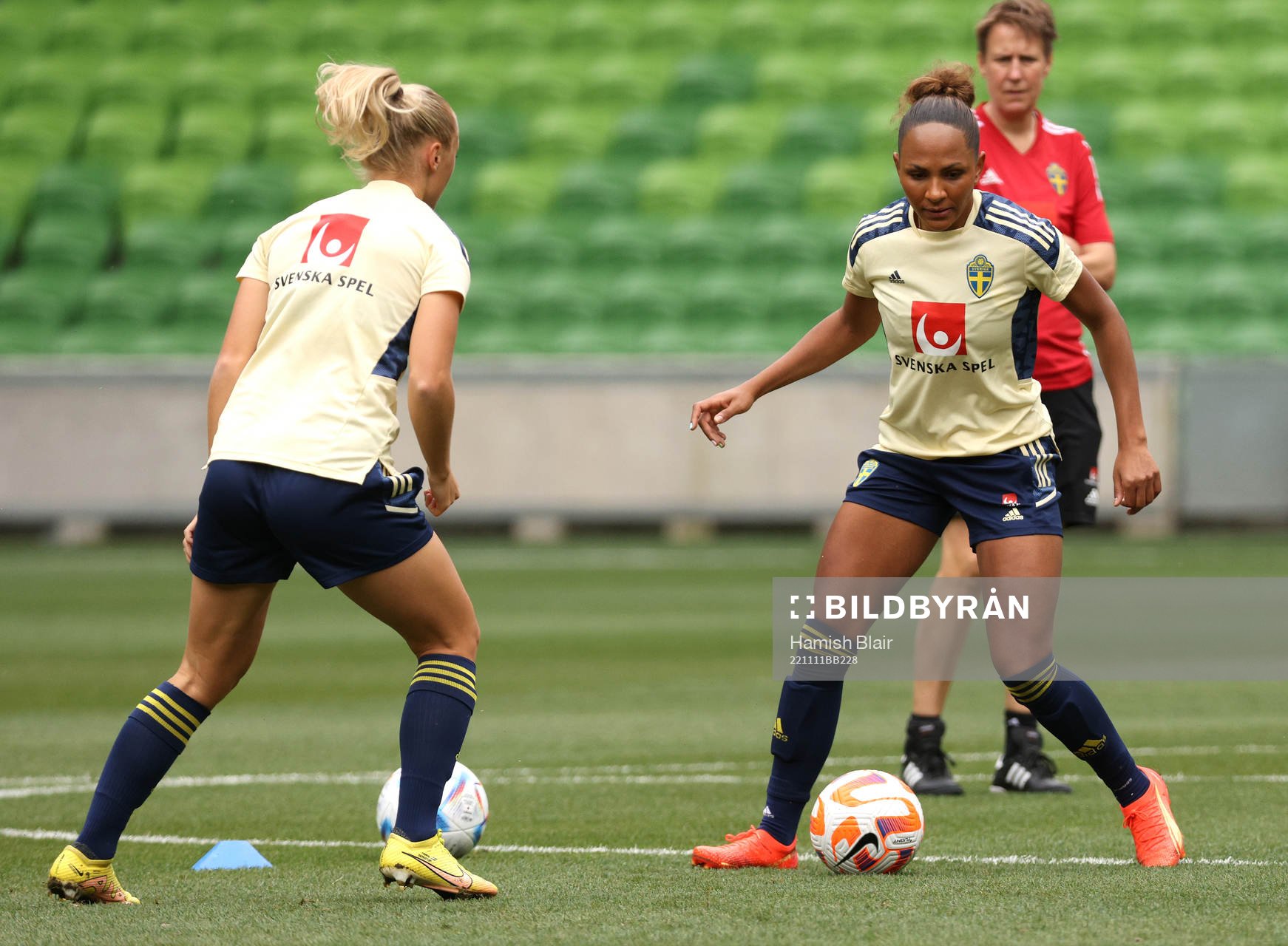 Madelen Janogy of the Swedish women's national football team