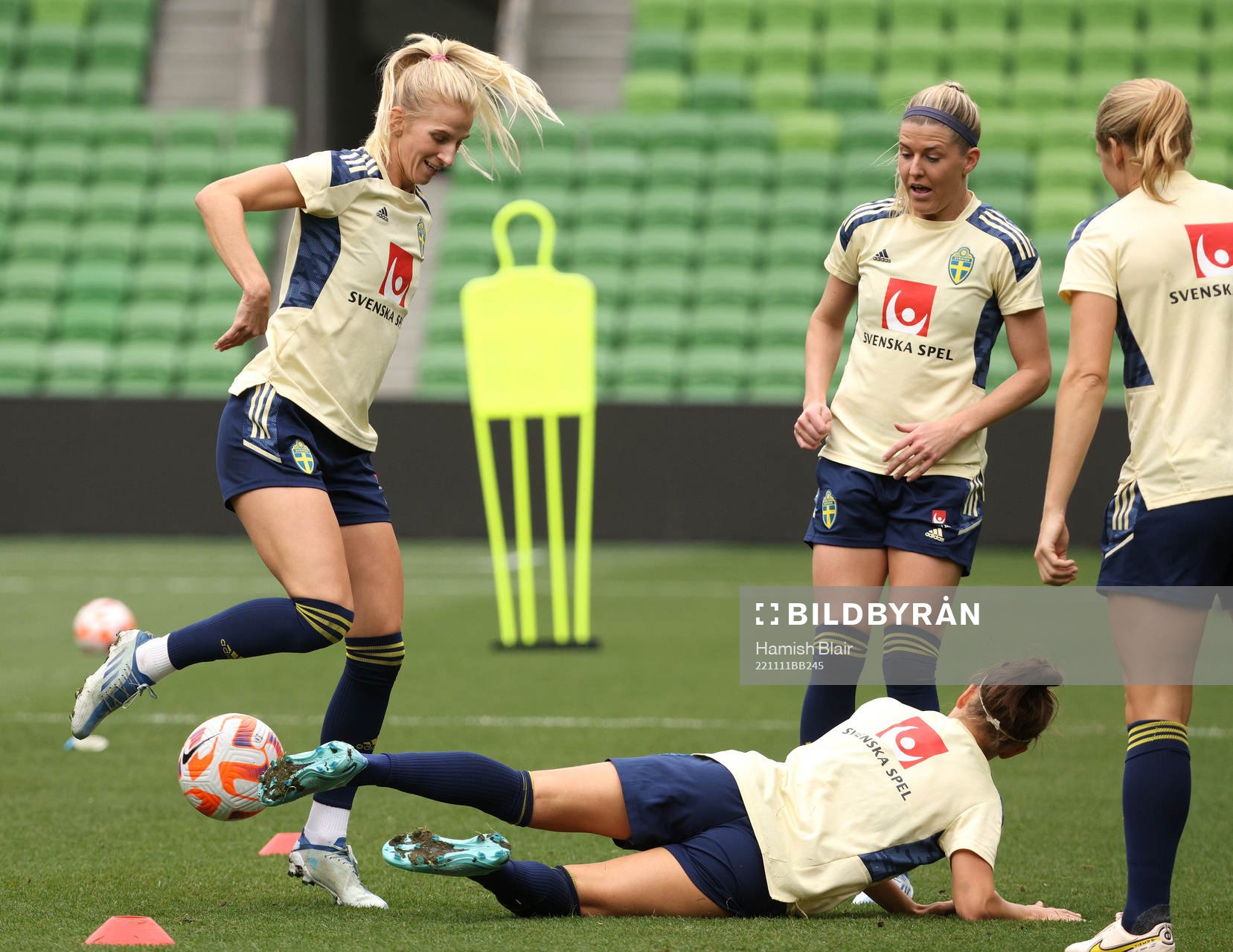 Sofia Jakobsson of the Swedish women's national football