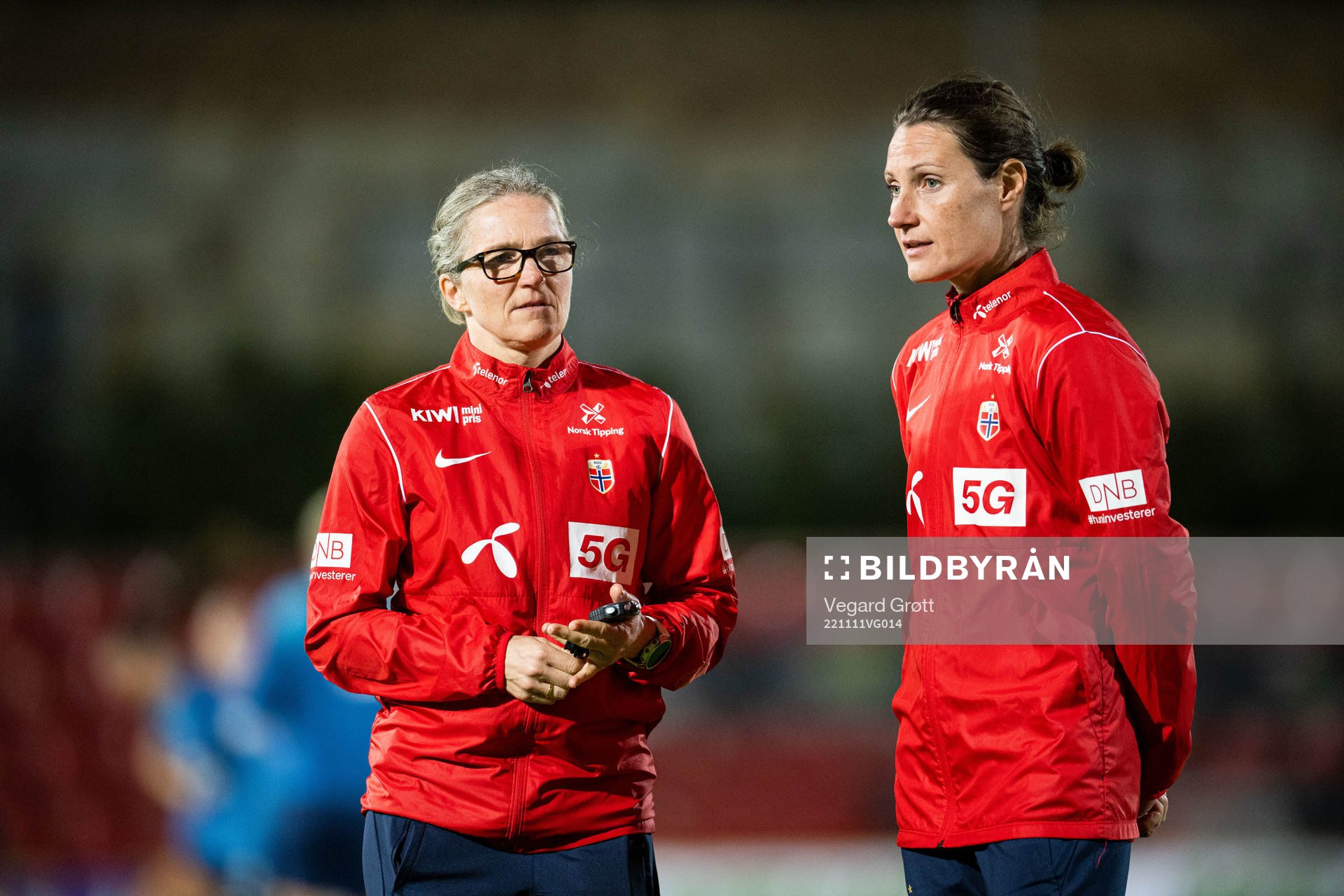 Head coach Hege Riise of Norway