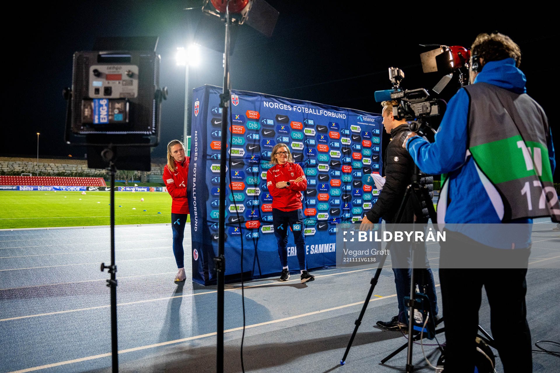 Ingvild Isaksen, content producer, and Hege Riise, head
