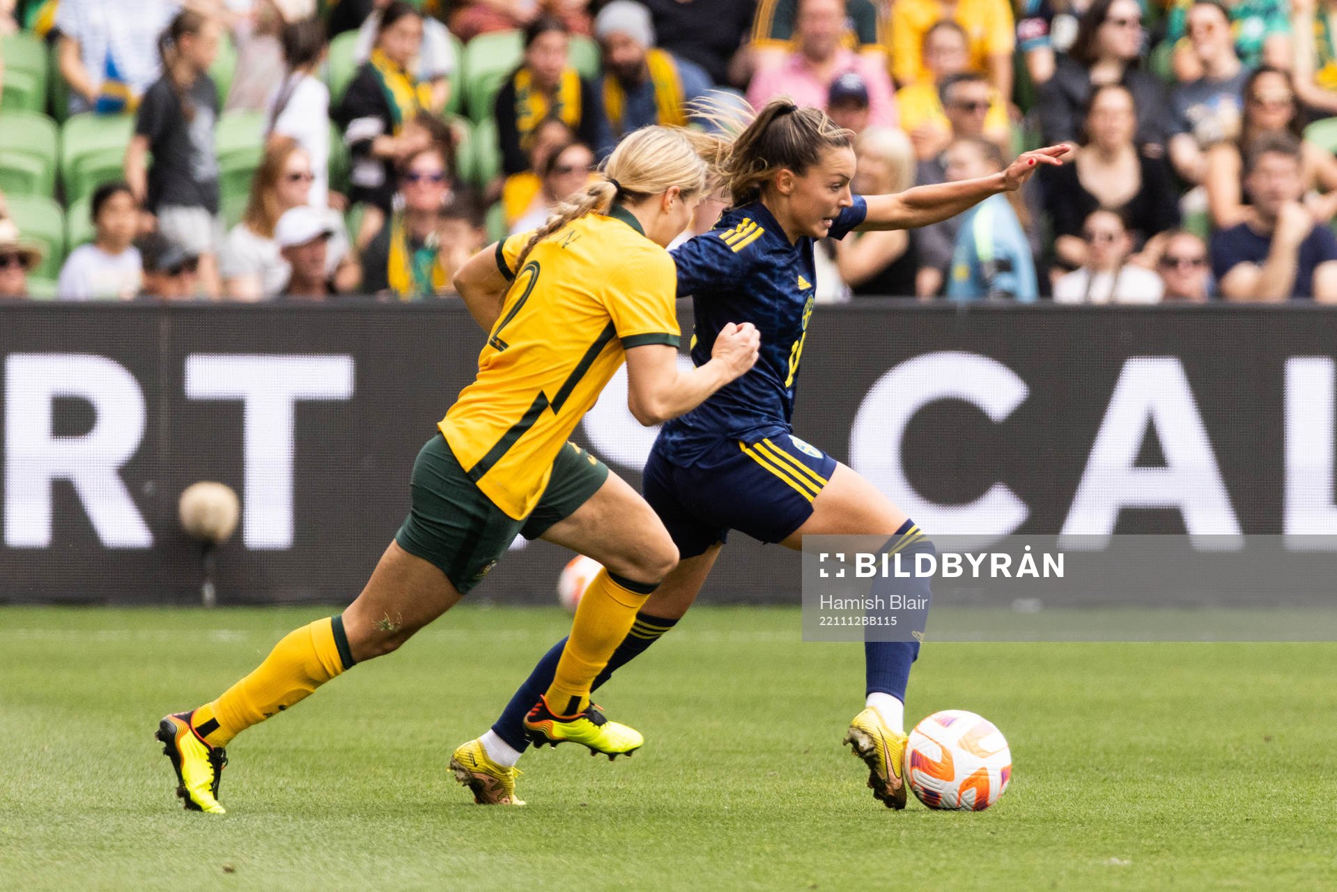 Courtney Nevin of Australia and Johanna Rytting Kaneryd of