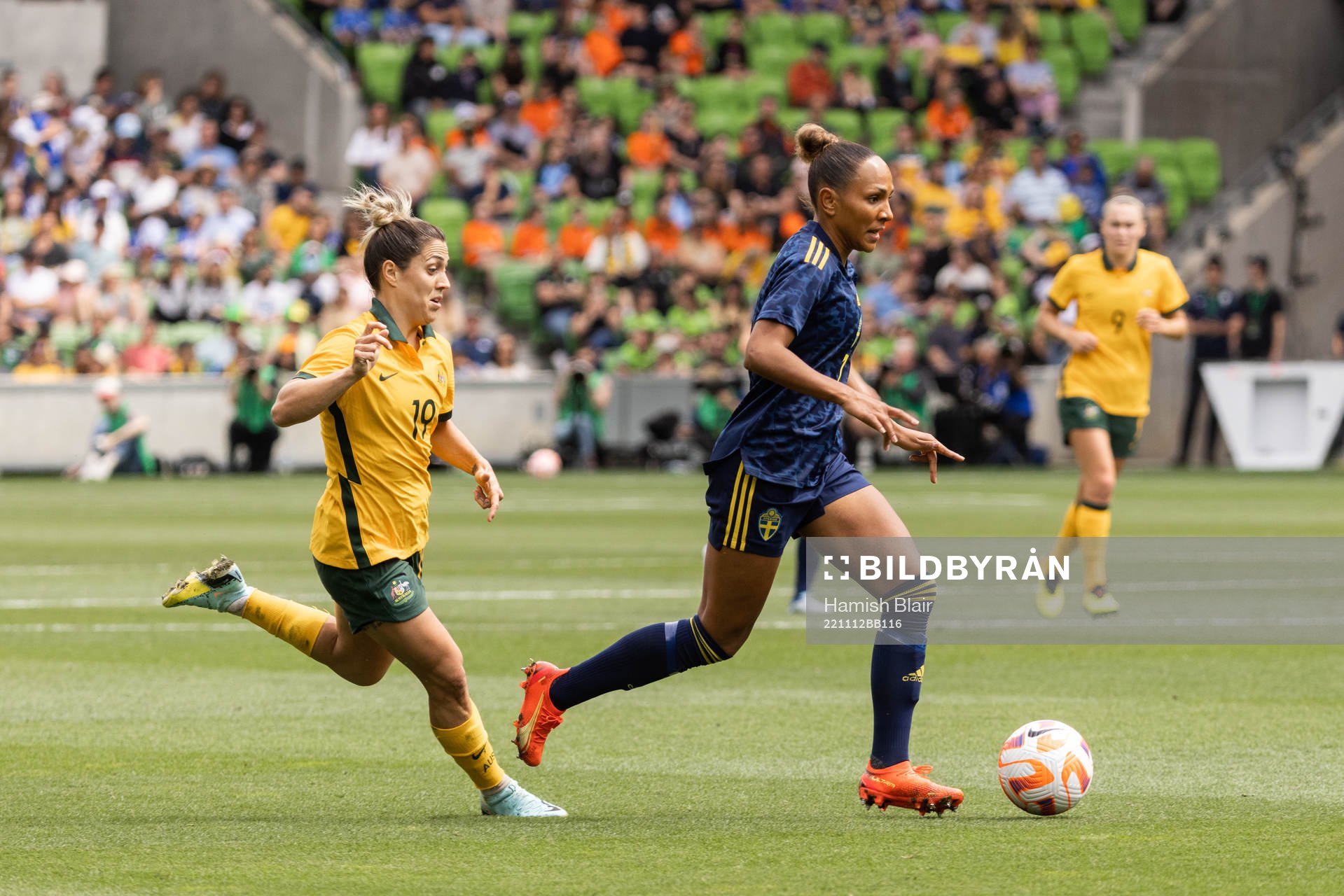 Katrina Gorry of Australia and Madelen Janogy of Sweden