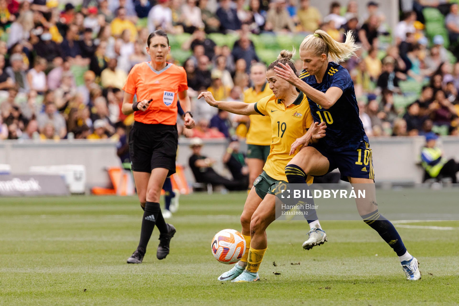 Katrina Gorry of Australia and Sofia Jakobsson of Sweden