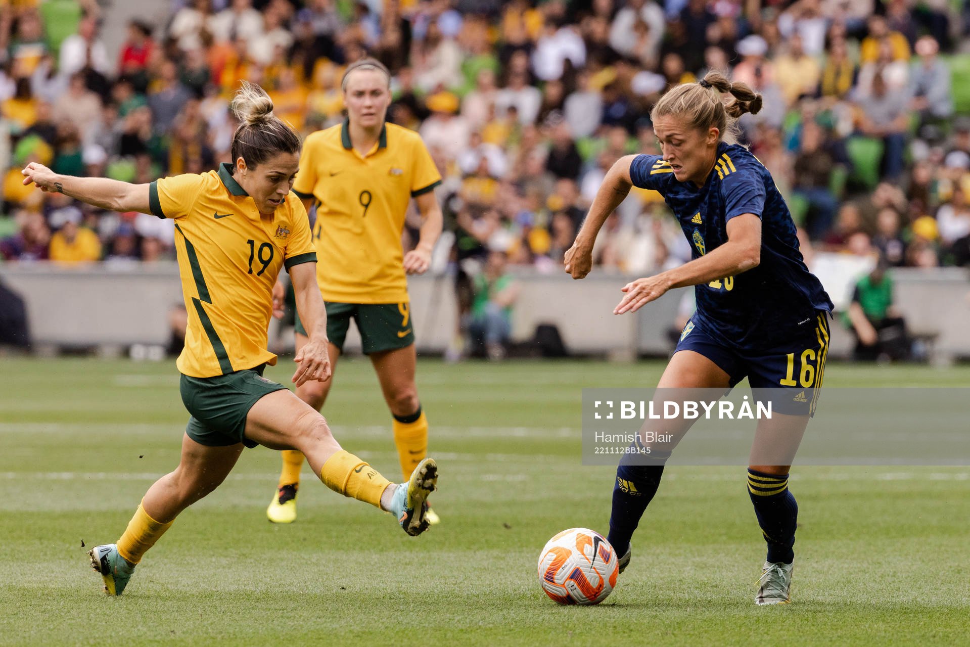 Katrina Gorry of Australia and Filippa Angeldahl of Sweden