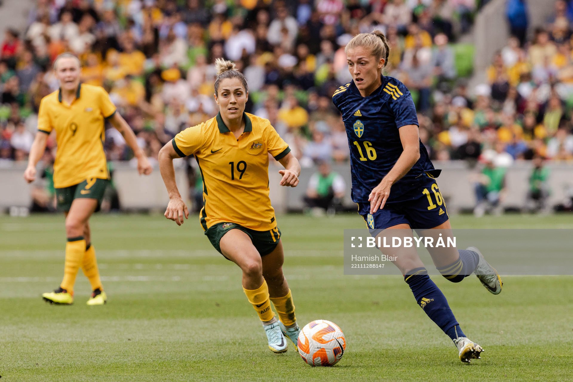 Katrina Gorry of Australia and Filippa Angeldahl of Sweden