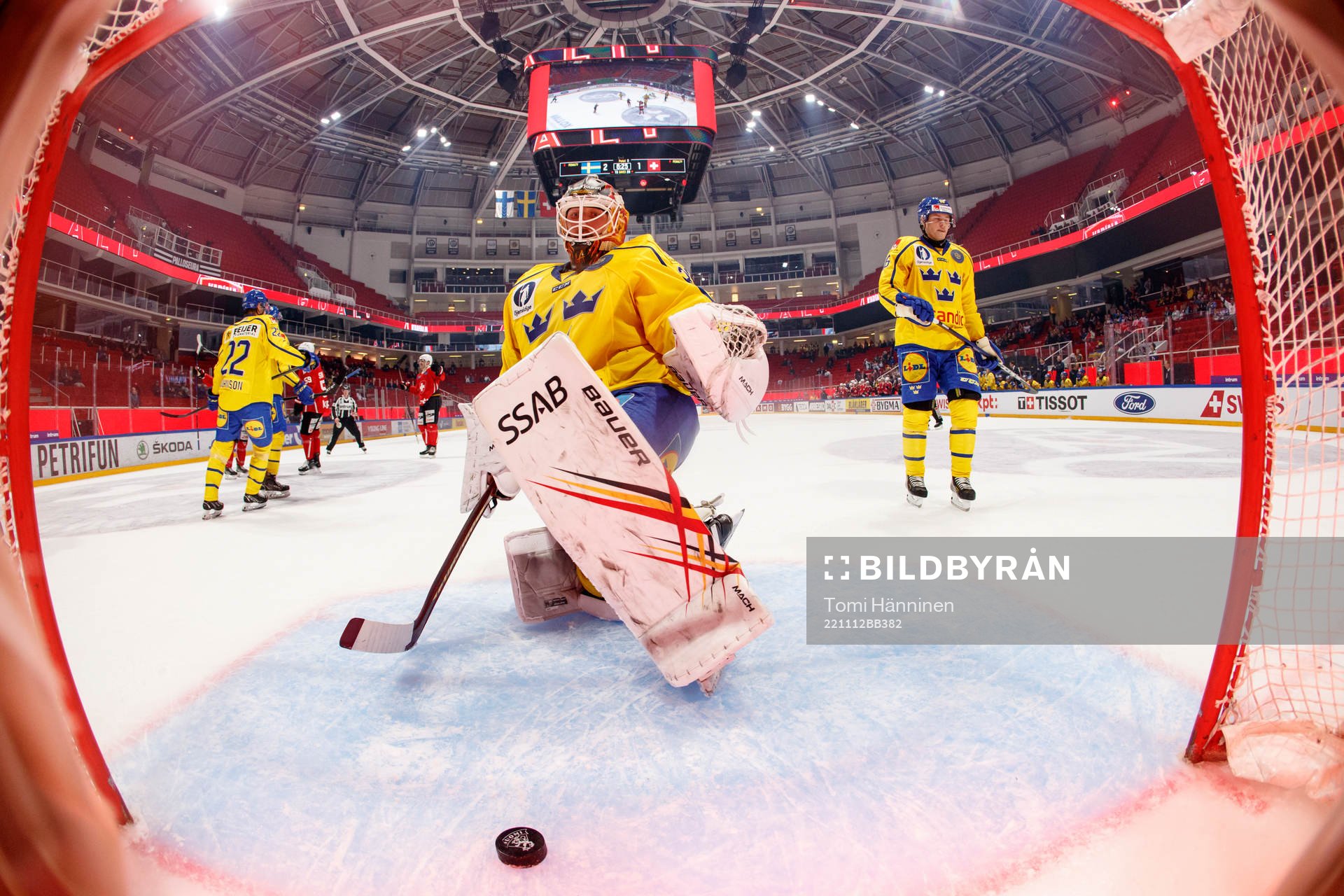 Joel Lassinantti of Sweden looks dejected