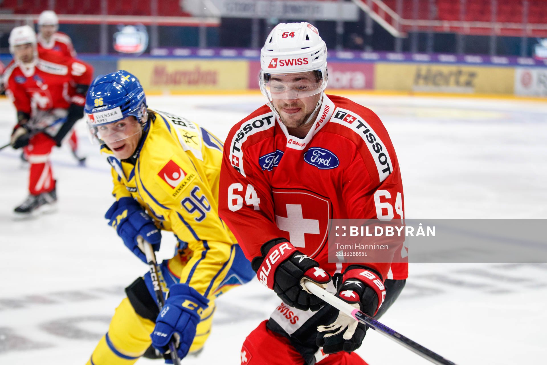Marco Müller of Switzerland, Rickard Hugg of Sweden