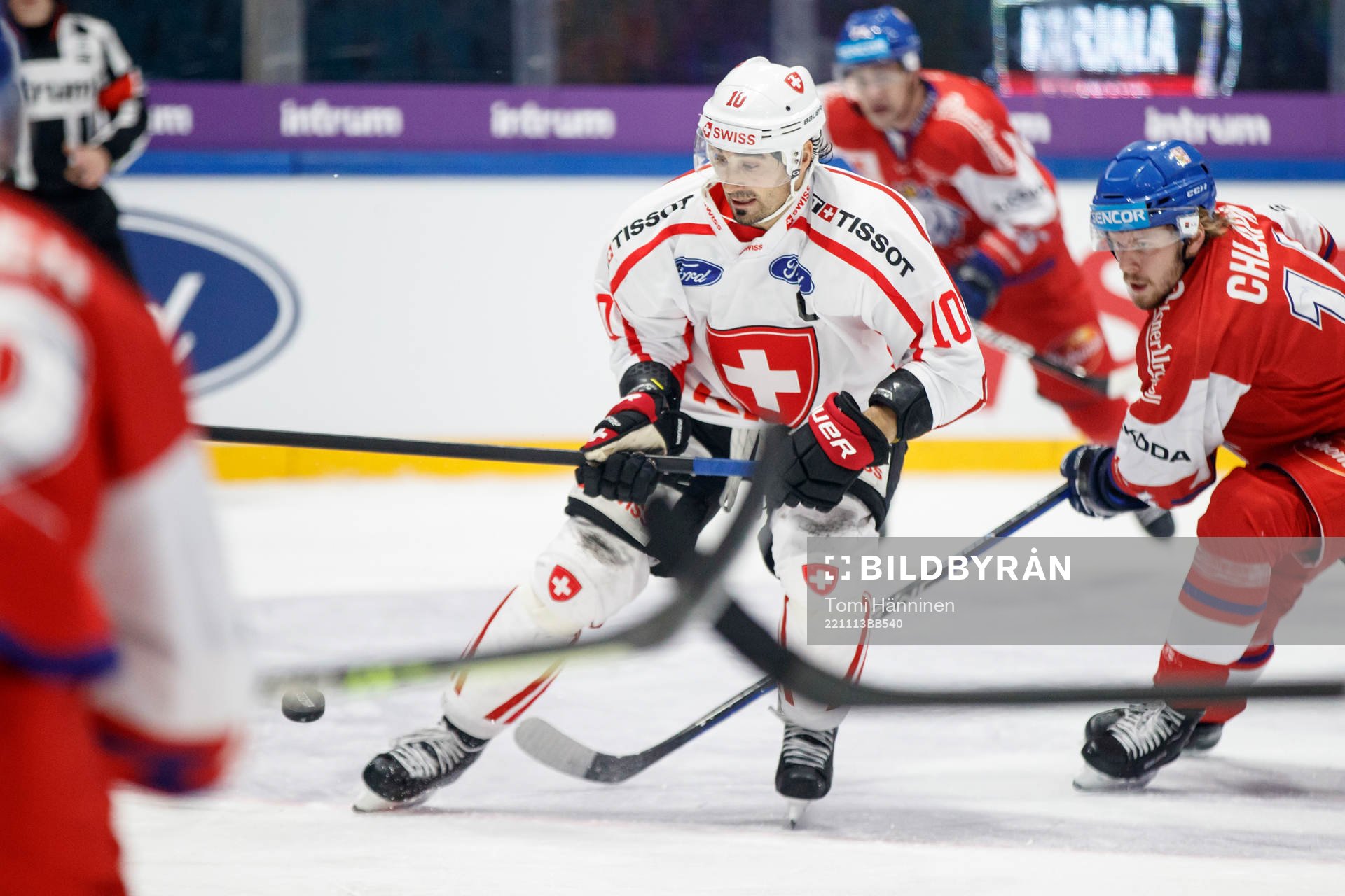 Andres Ambühl of Switzerland and Filip Chlapik of Czech
