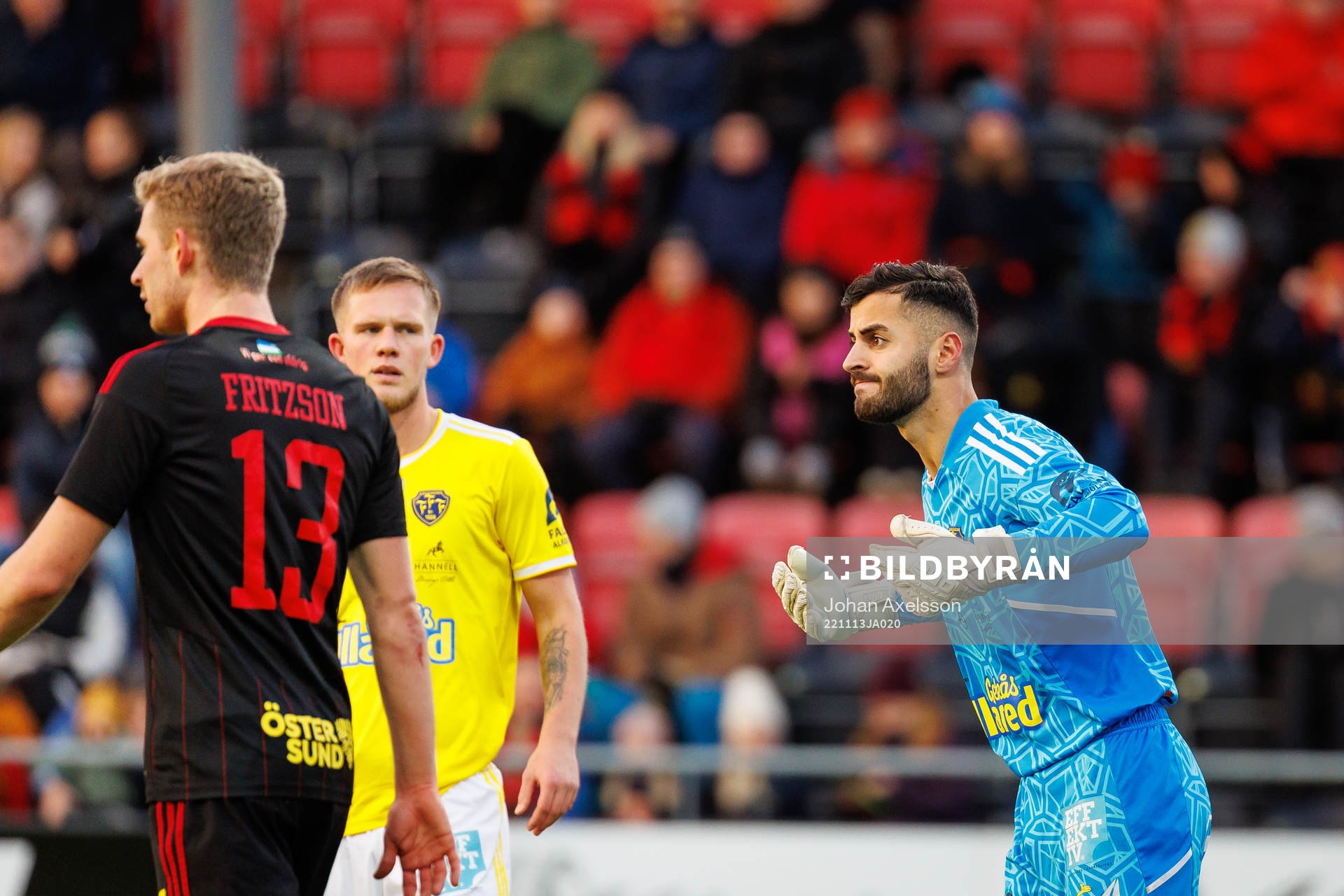 Falkenbergs målvakt Nadeem Omar