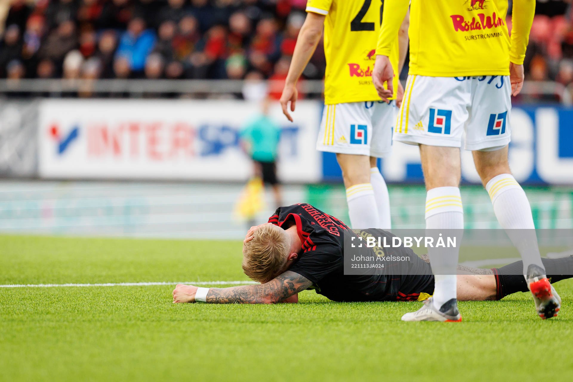 Östersunds Andre Österholm har ont