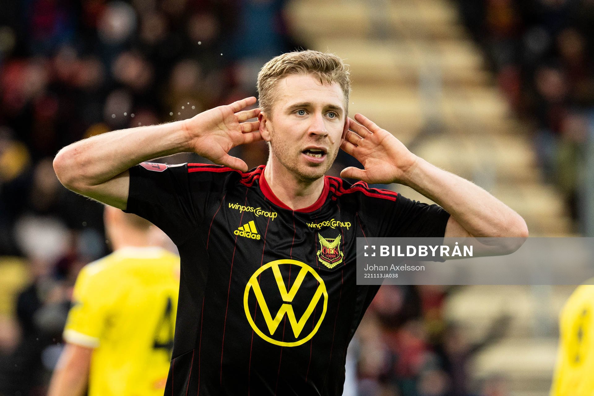 Östersunds Ludvig Fritzson jublar