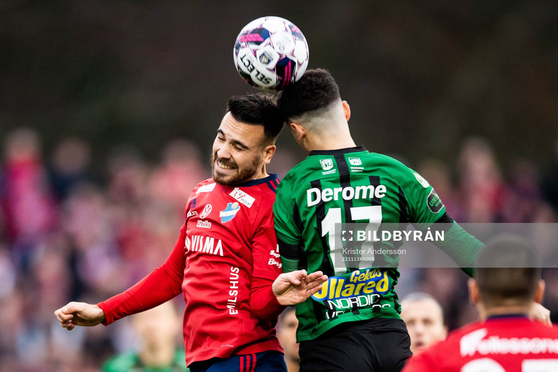 Östers Dzenis Kozica och Varbergs Ismet Lushaku