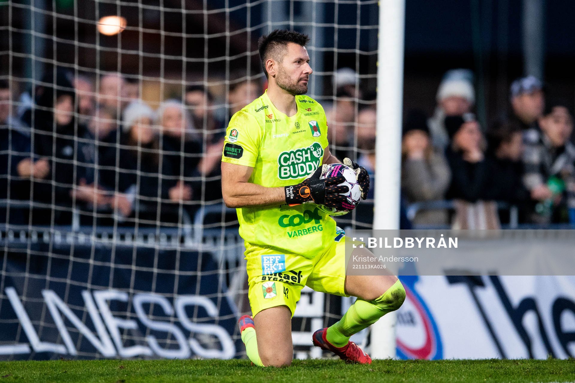 Varbergs målvakt Stojan Lukic
