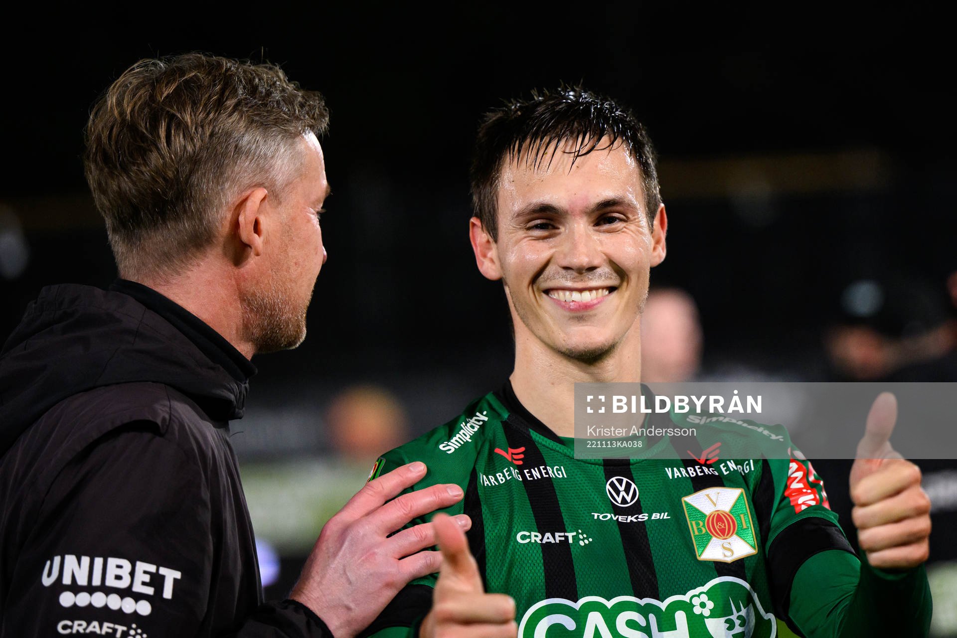 Varbergs Tobias Carlsson jublar