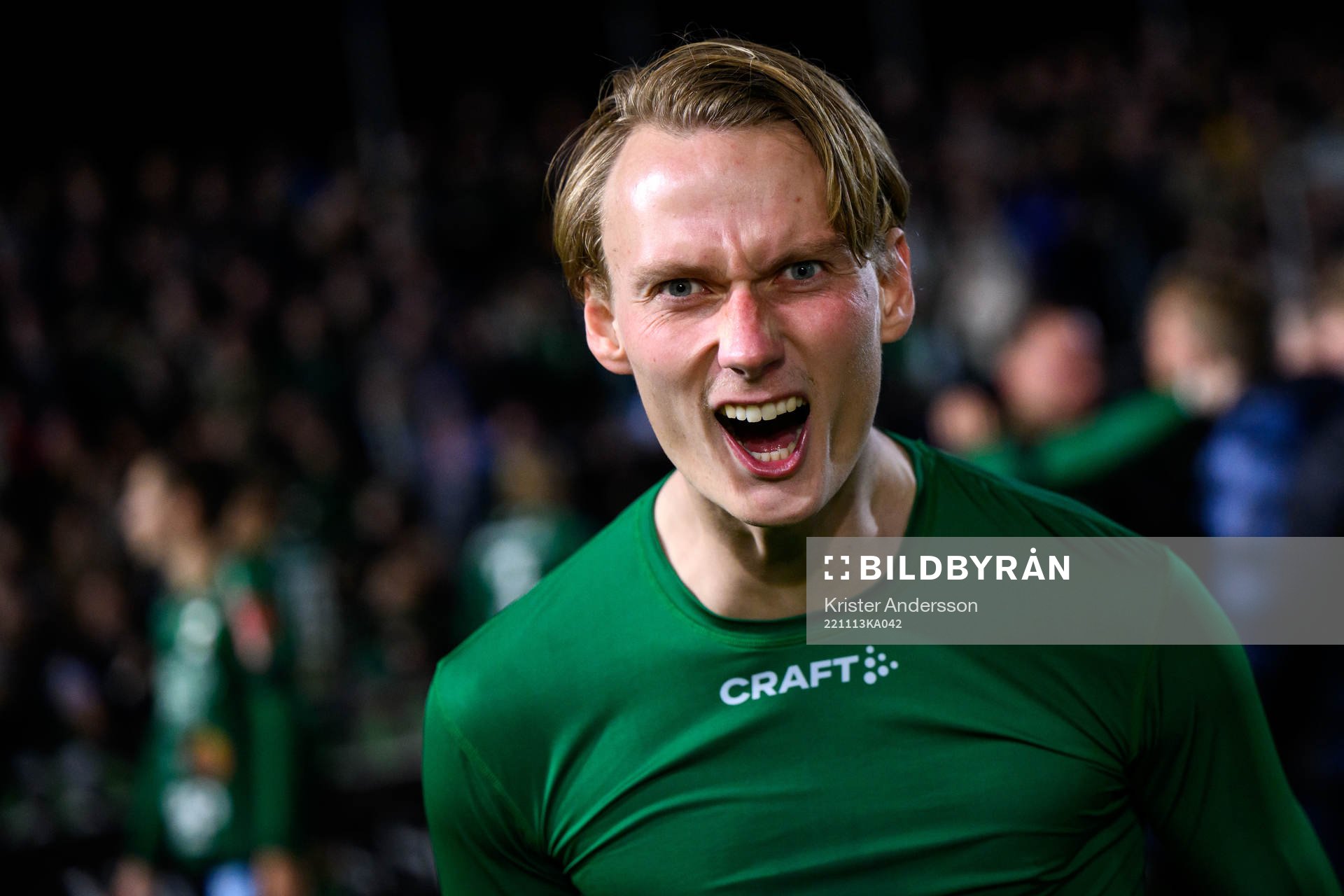 Varbergs Alexander Johansson jublar