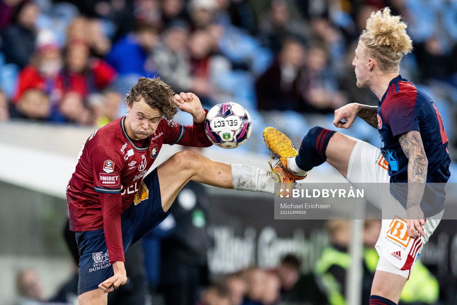 Örgrytes Herman Sjögrell och Sandvikens IFs Tim Hartzell