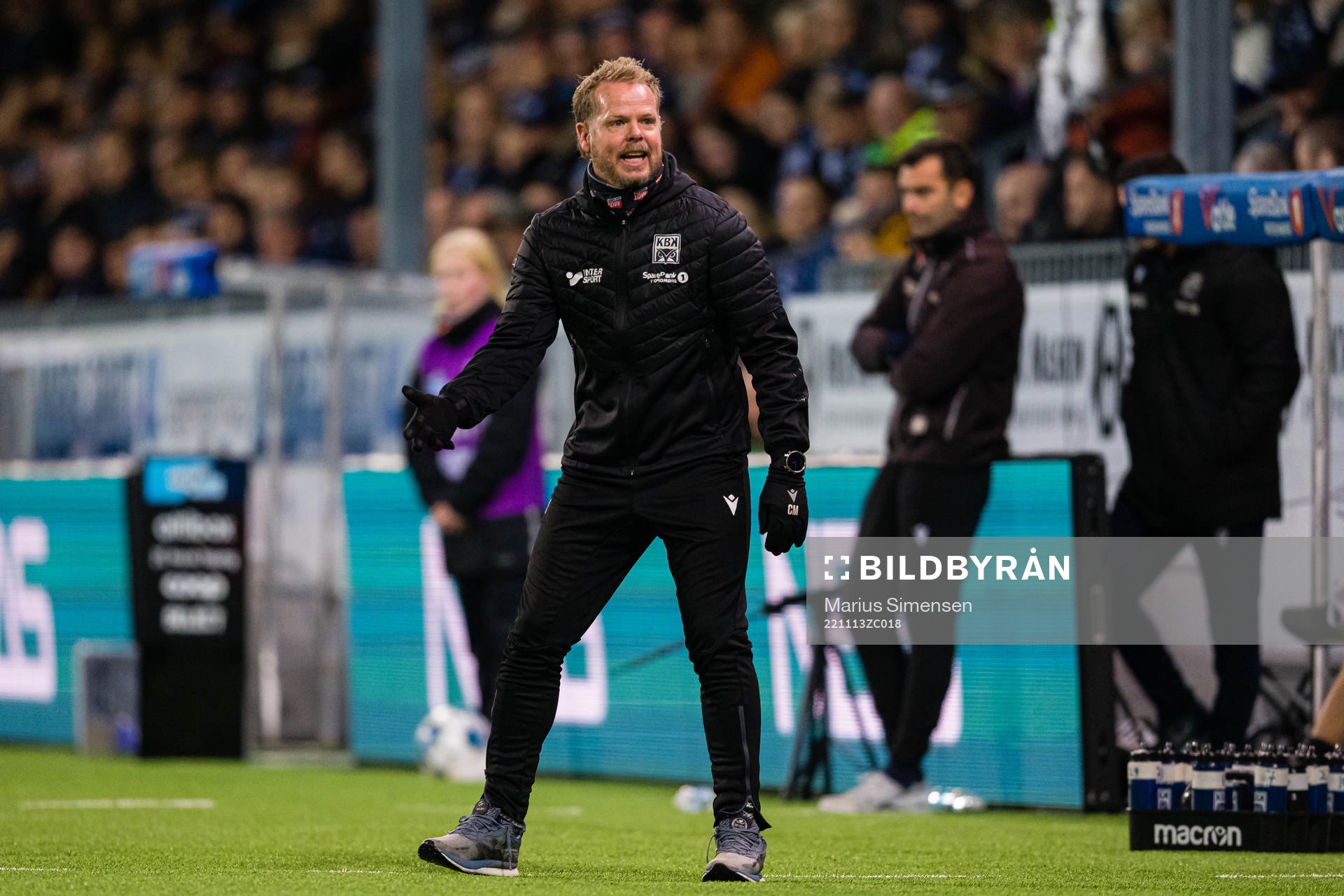 Christian Michelsen, head coach of Kristiansund, during the Eliteserien match between Kristiansund and Jerv on November 13, 2022 in Kristiansund.