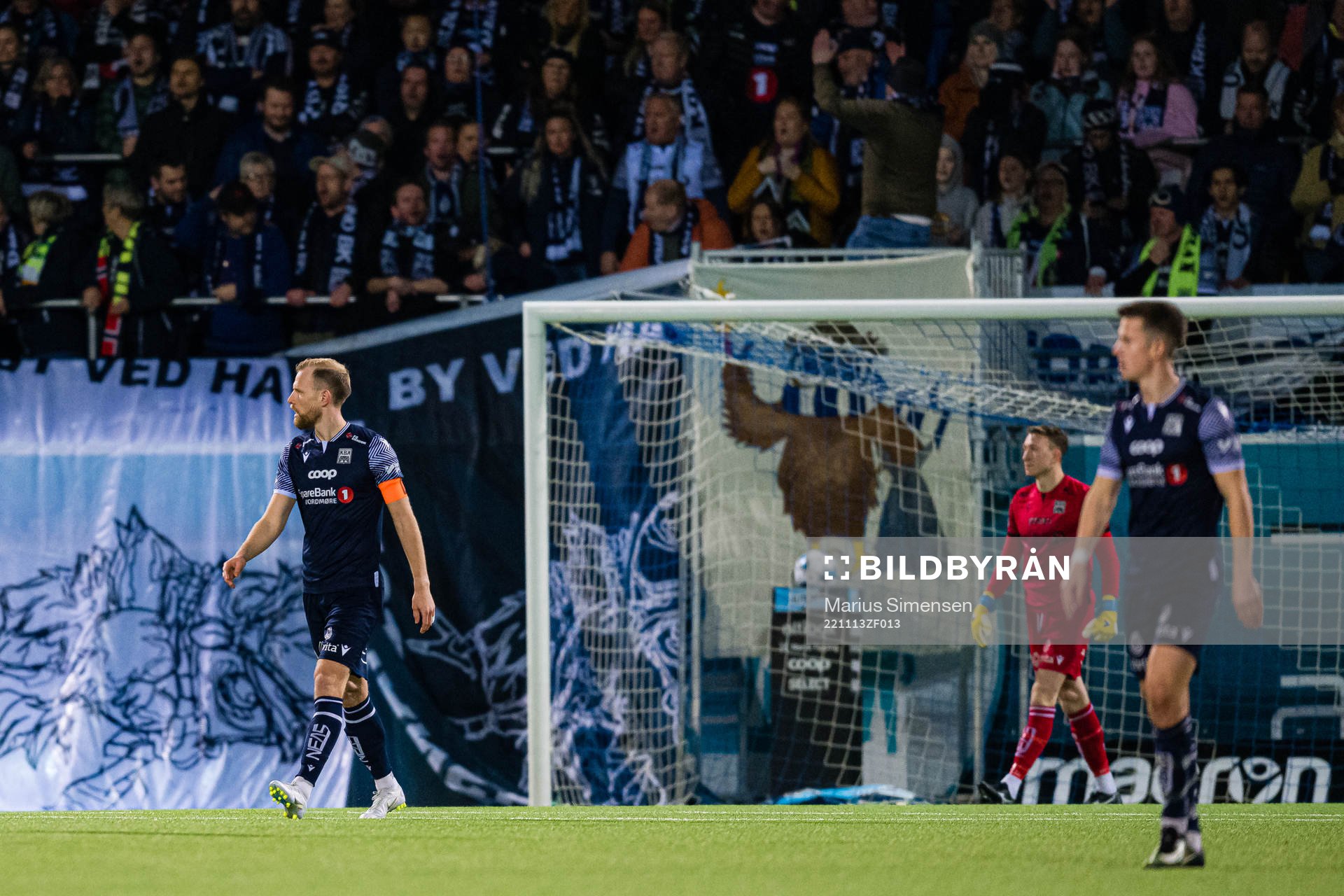 Dan Peter Stensøe Ulvestad of Kristiansund looks dejected