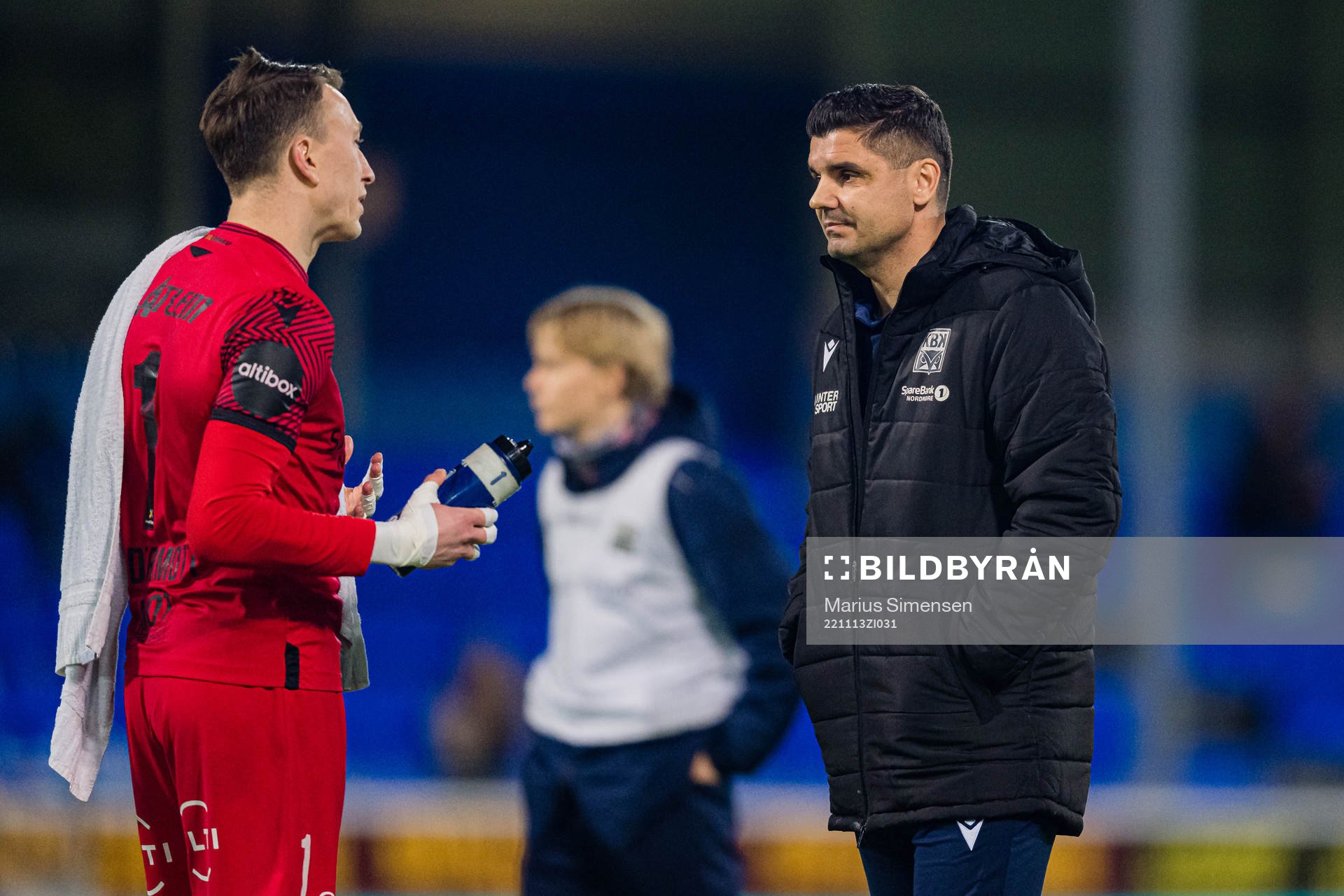 Sean Mcdermott of Kristiansund and Eirik Hoseth, sports