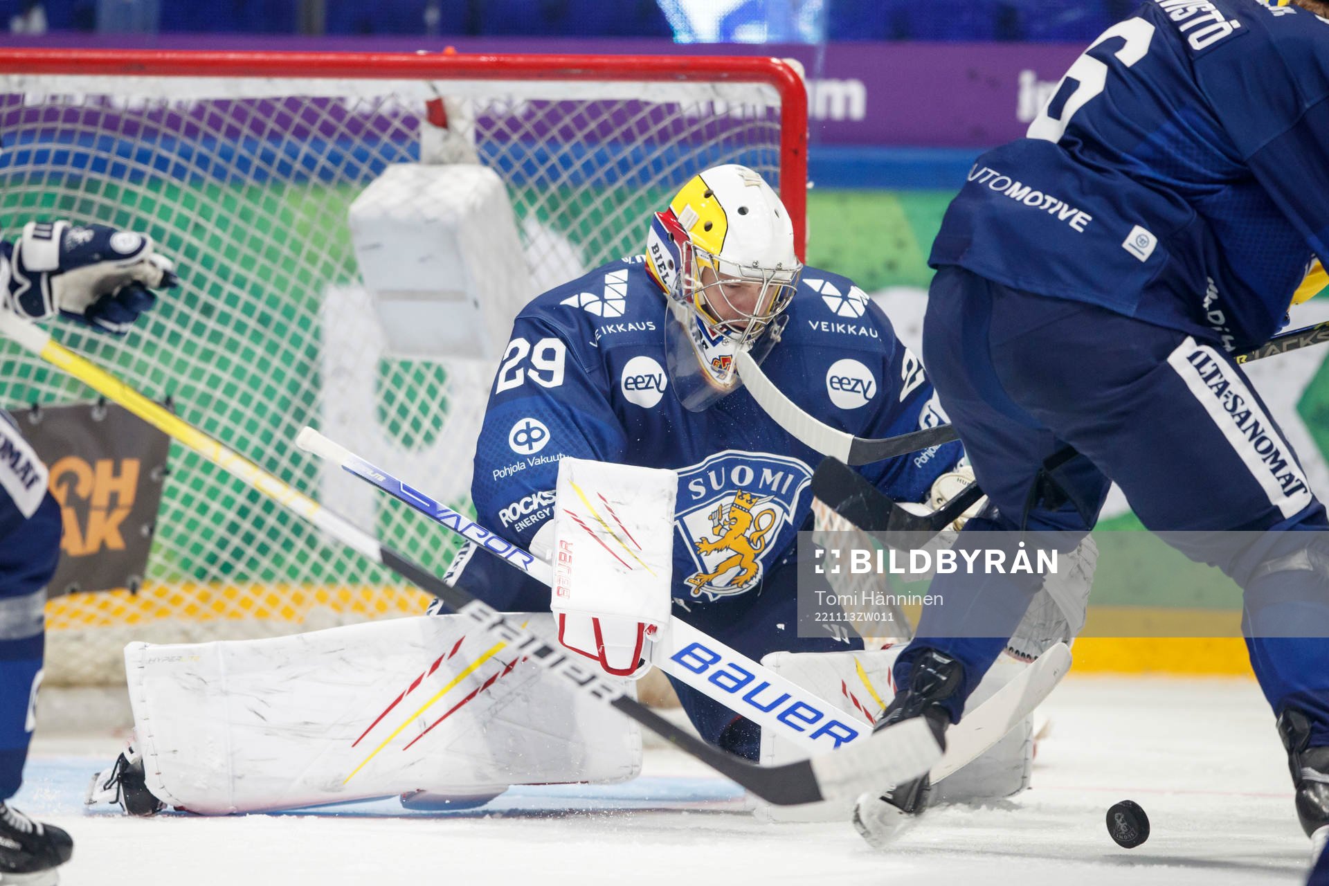 Goaltender Harri Säteri of Finland