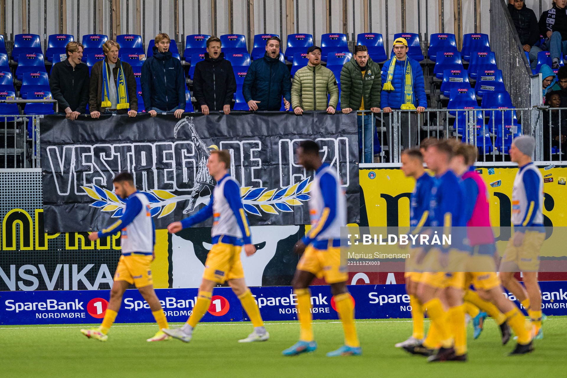 Spectators in the stands
