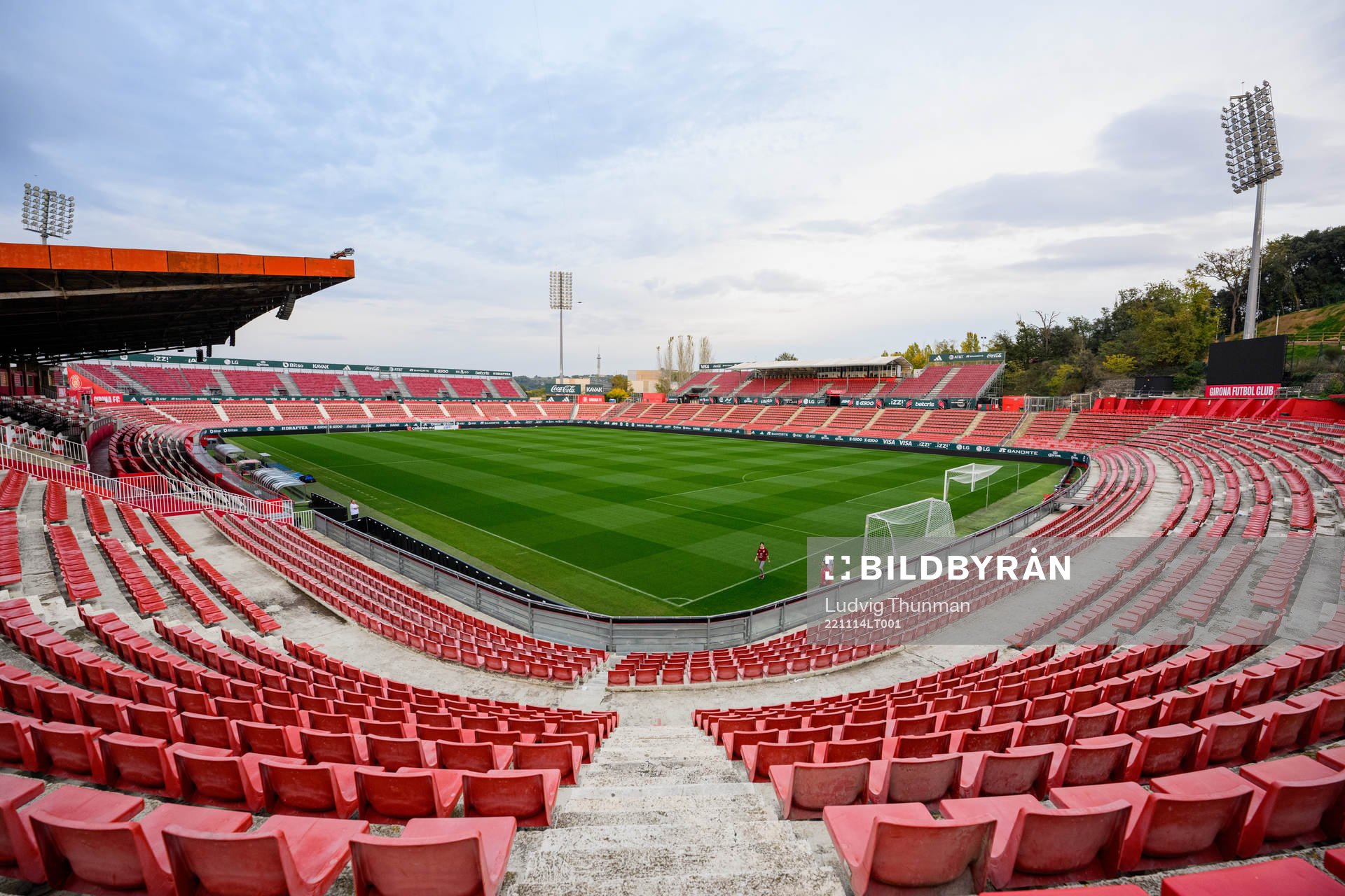 Interior view of Estadi Montilivi