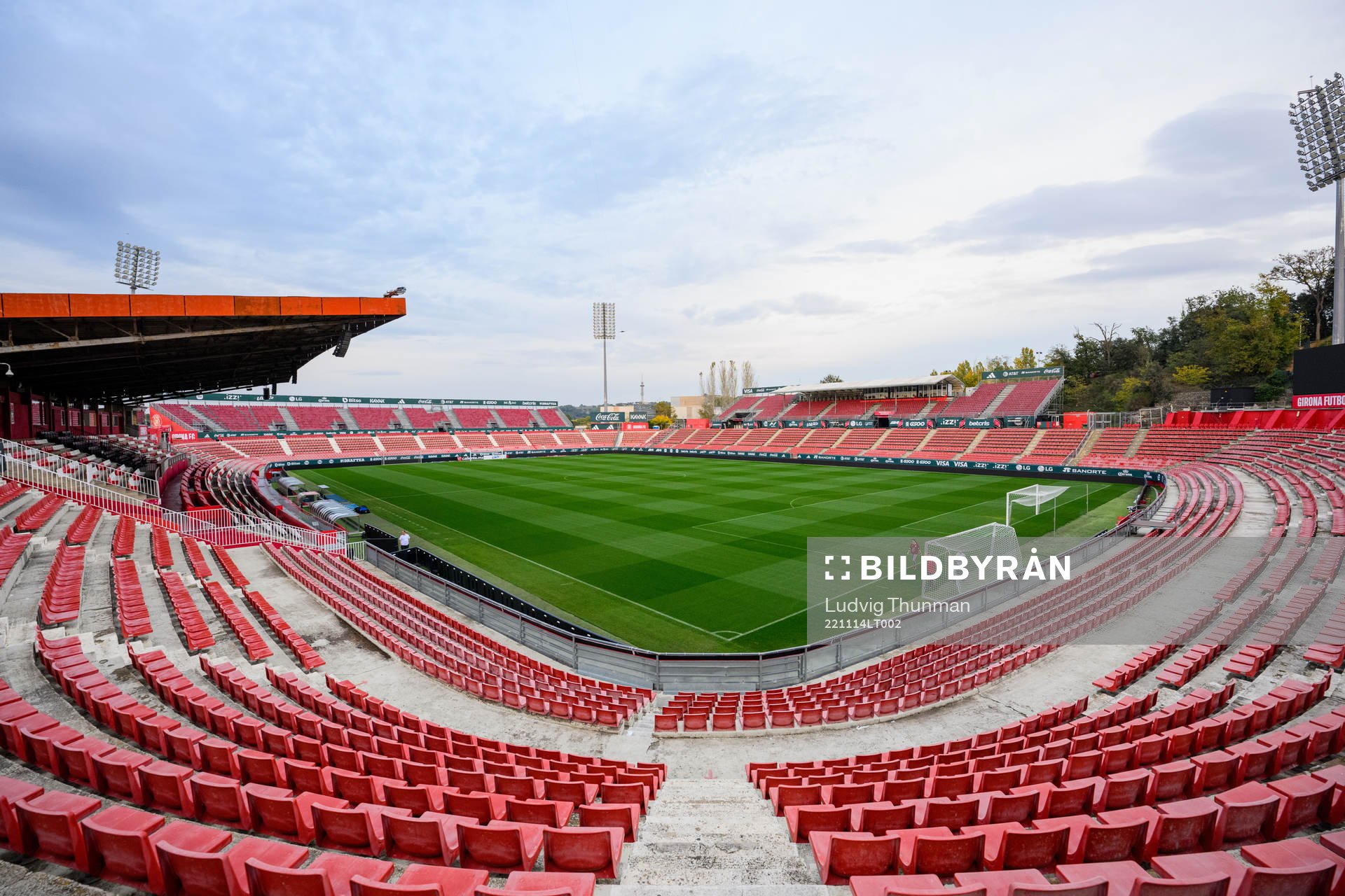Interior view of Estadi Montilivi
