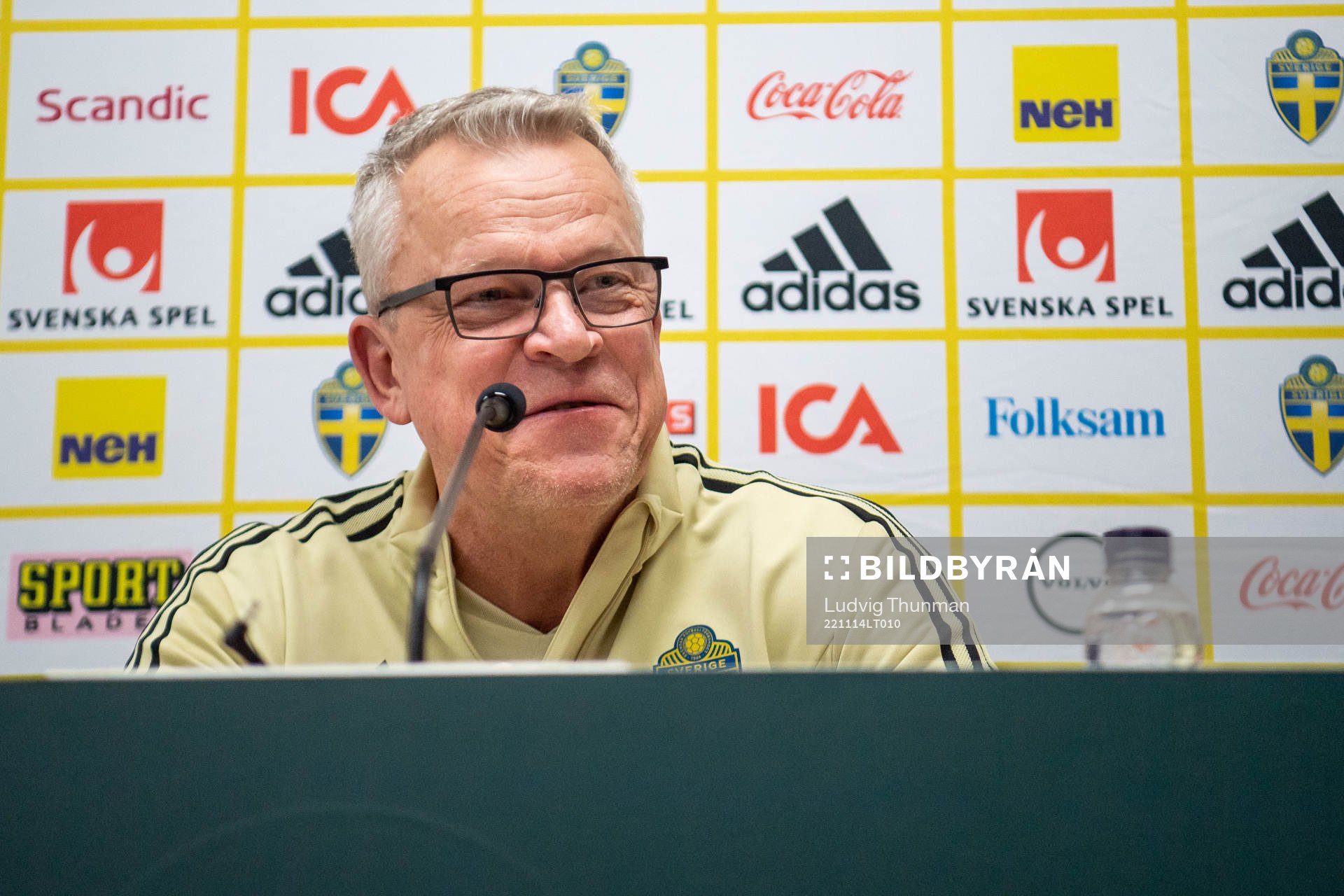 Head coach Janne Andersson of the Swedish national football