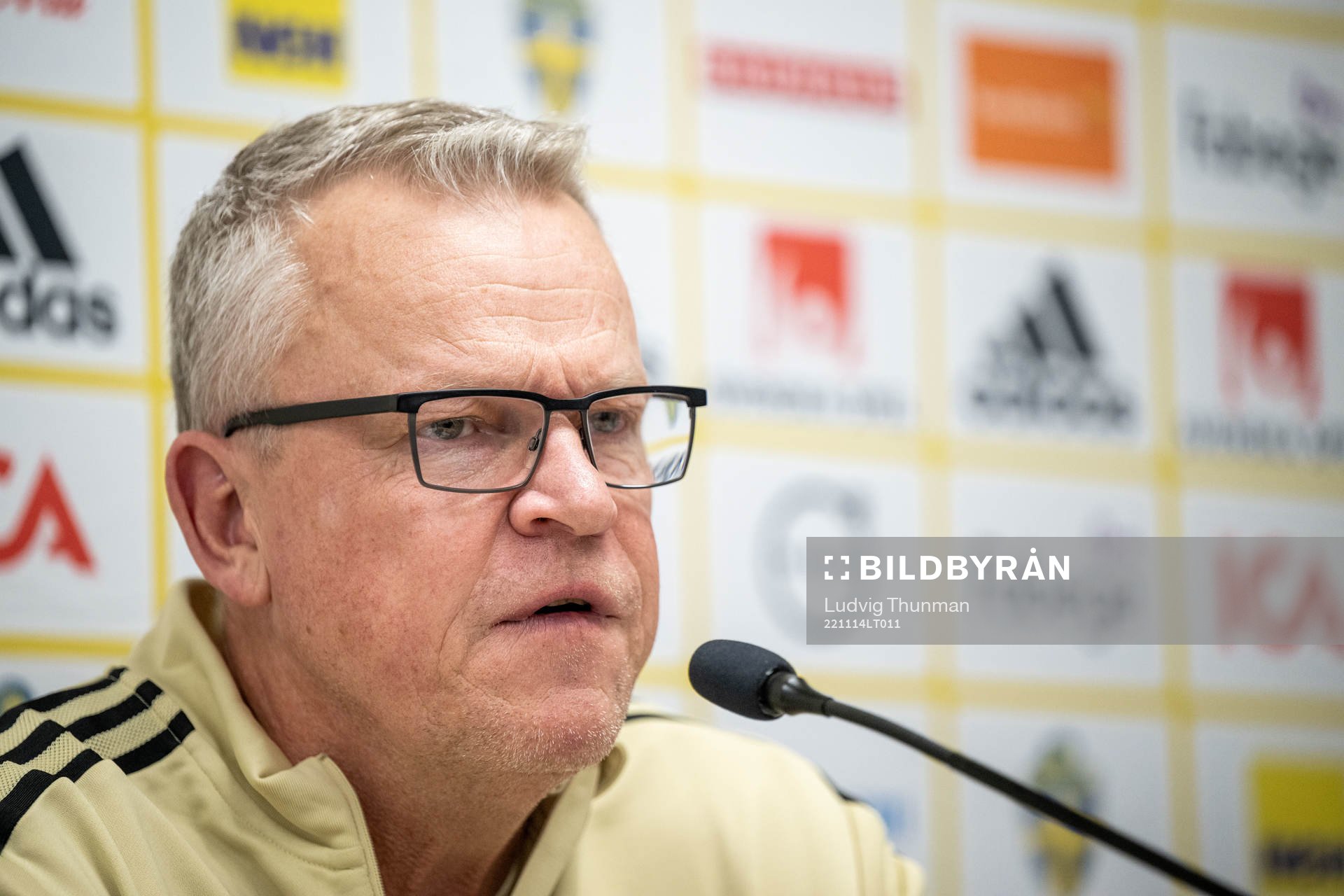 Head coach Janne Andersson of the Swedish national football