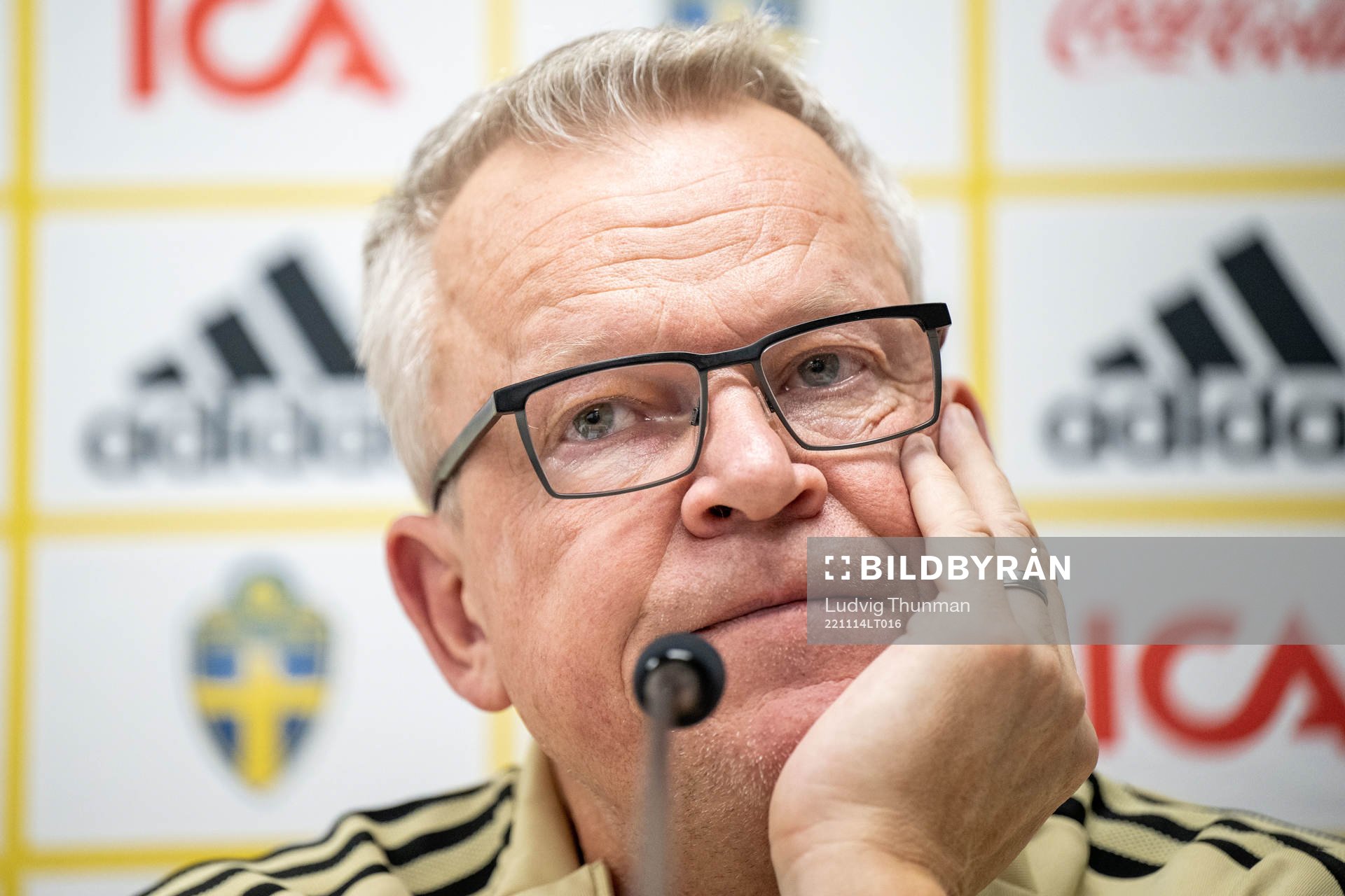 Head coach Janne Andersson of the Swedish national football