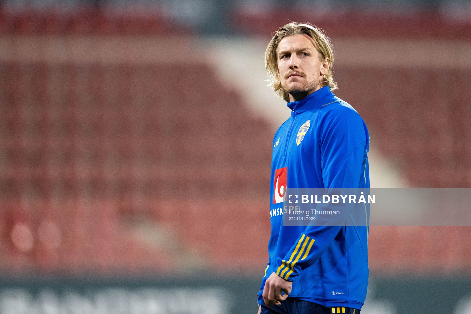 Emil Forsberg of the Swedish national football team