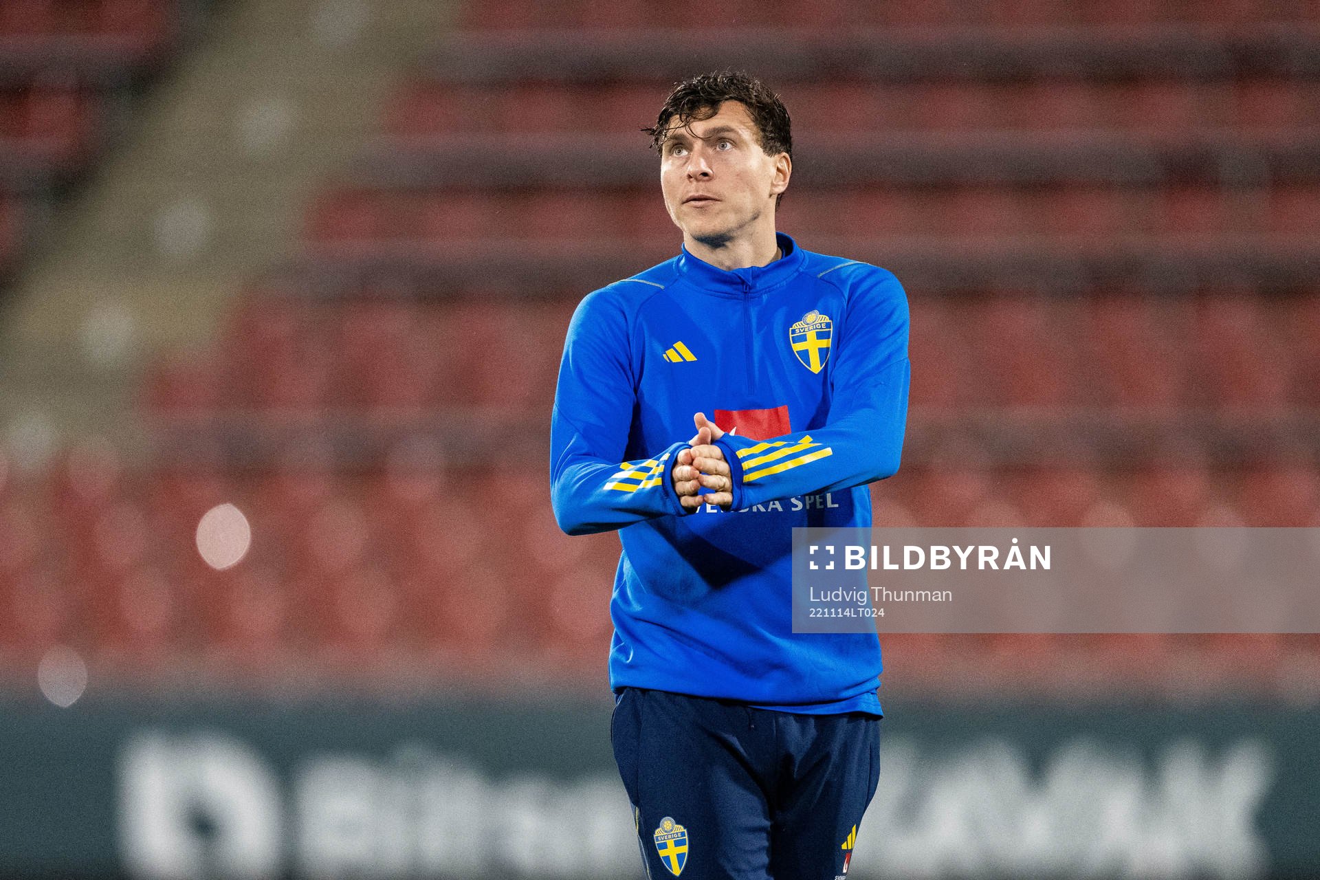Victor Nilsson Lindelöf of the Swedish national football