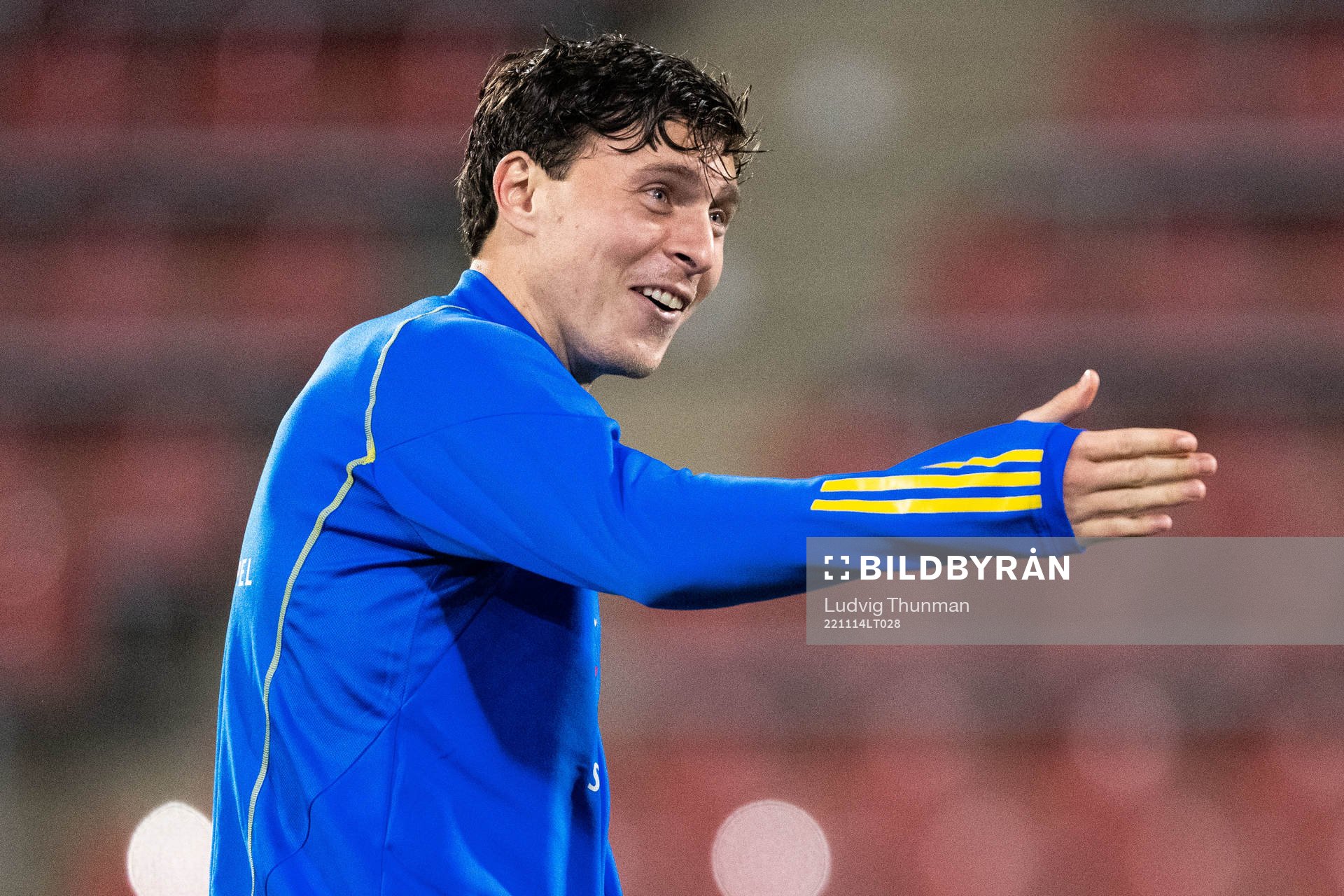 Victor Nilsson Lindelöf of the Swedish national football