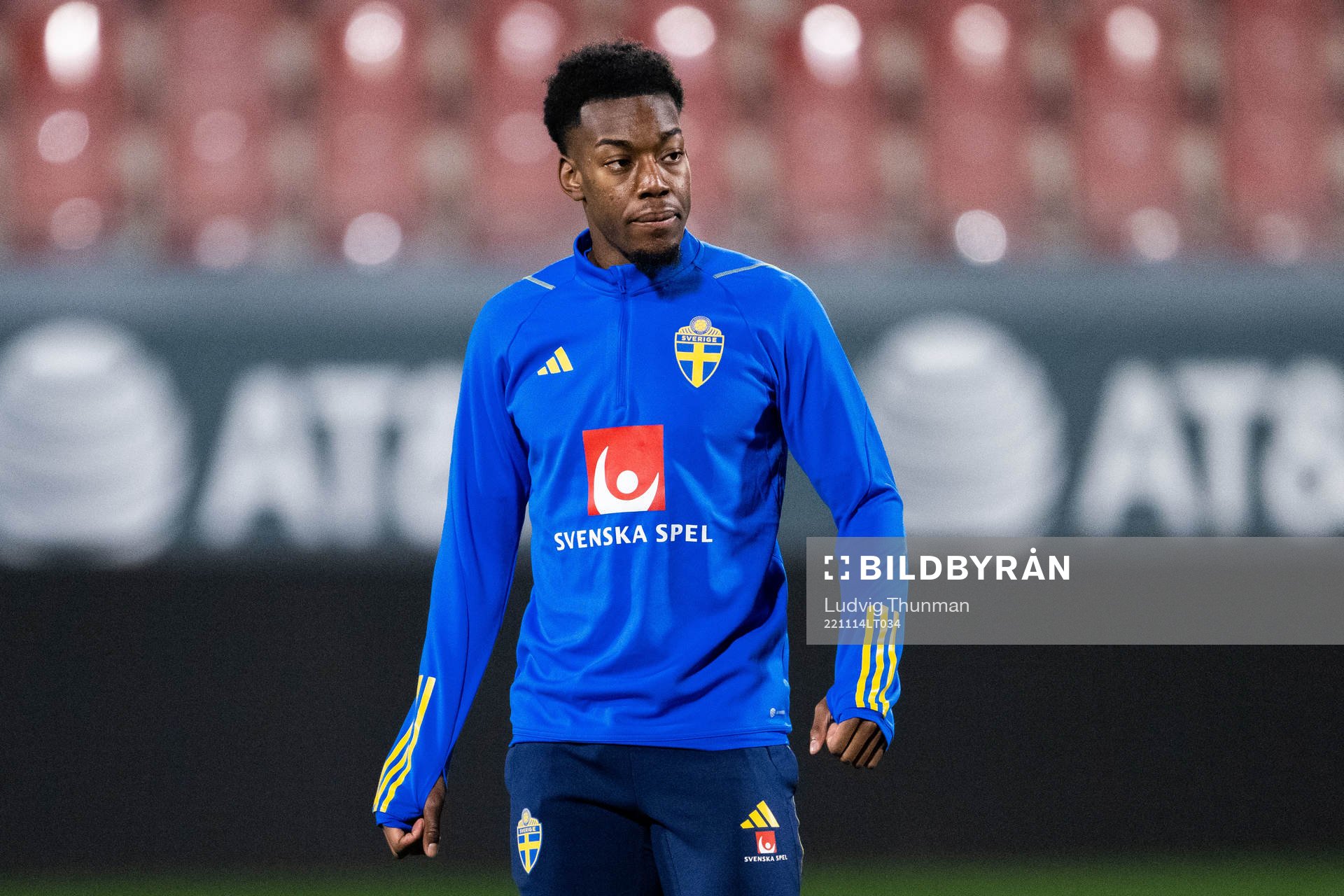 Anthony Elanga of the Swedish national football team