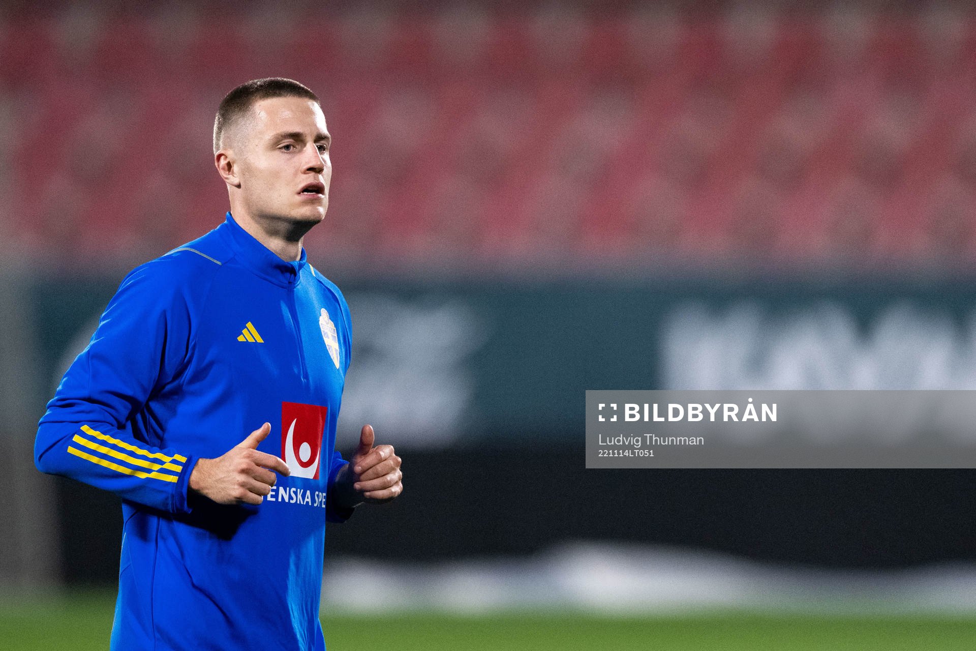 Mattias Svanberg of the Swedish national football team