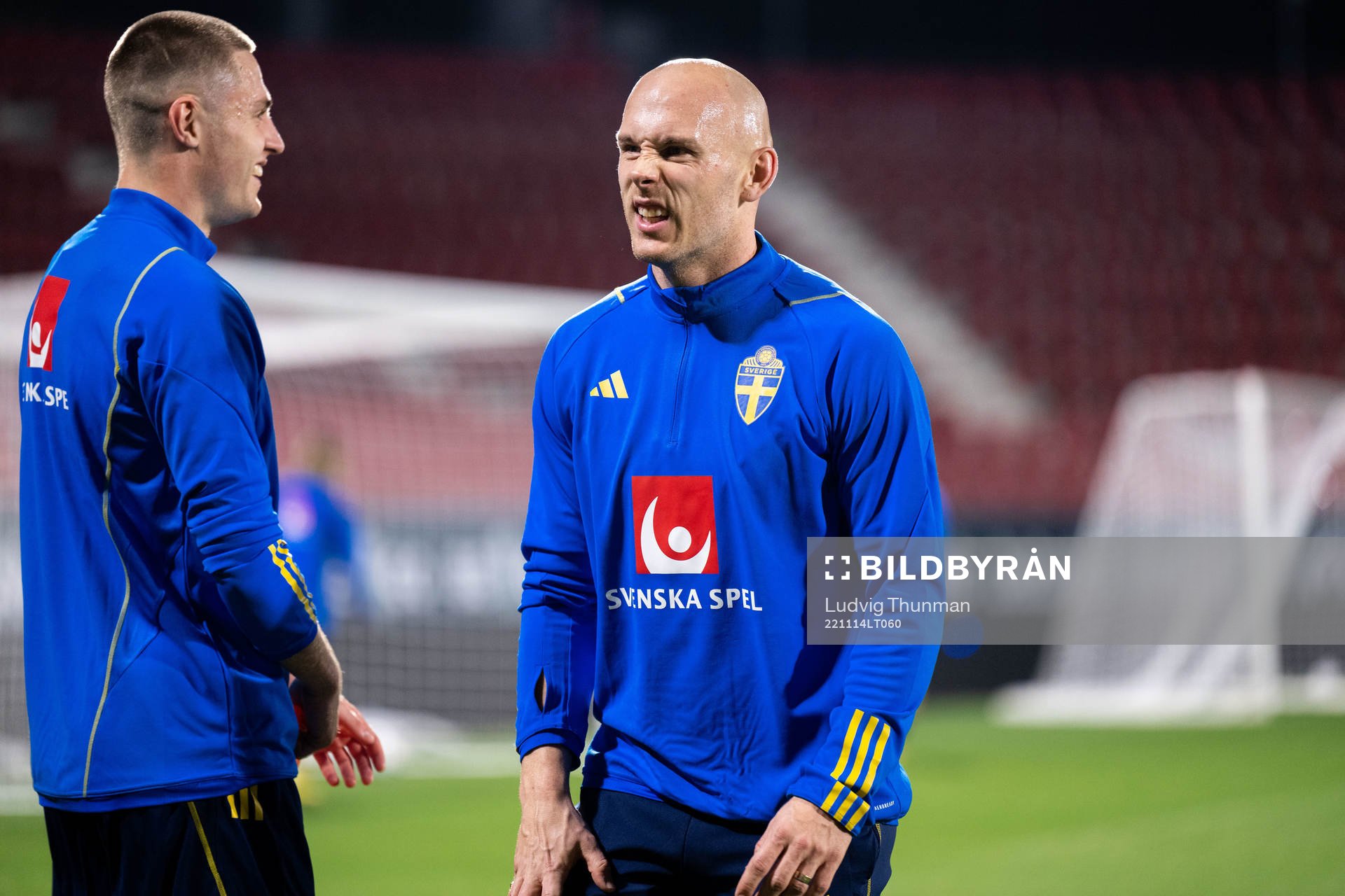 Magnus Eriksson of the Swedish national football team