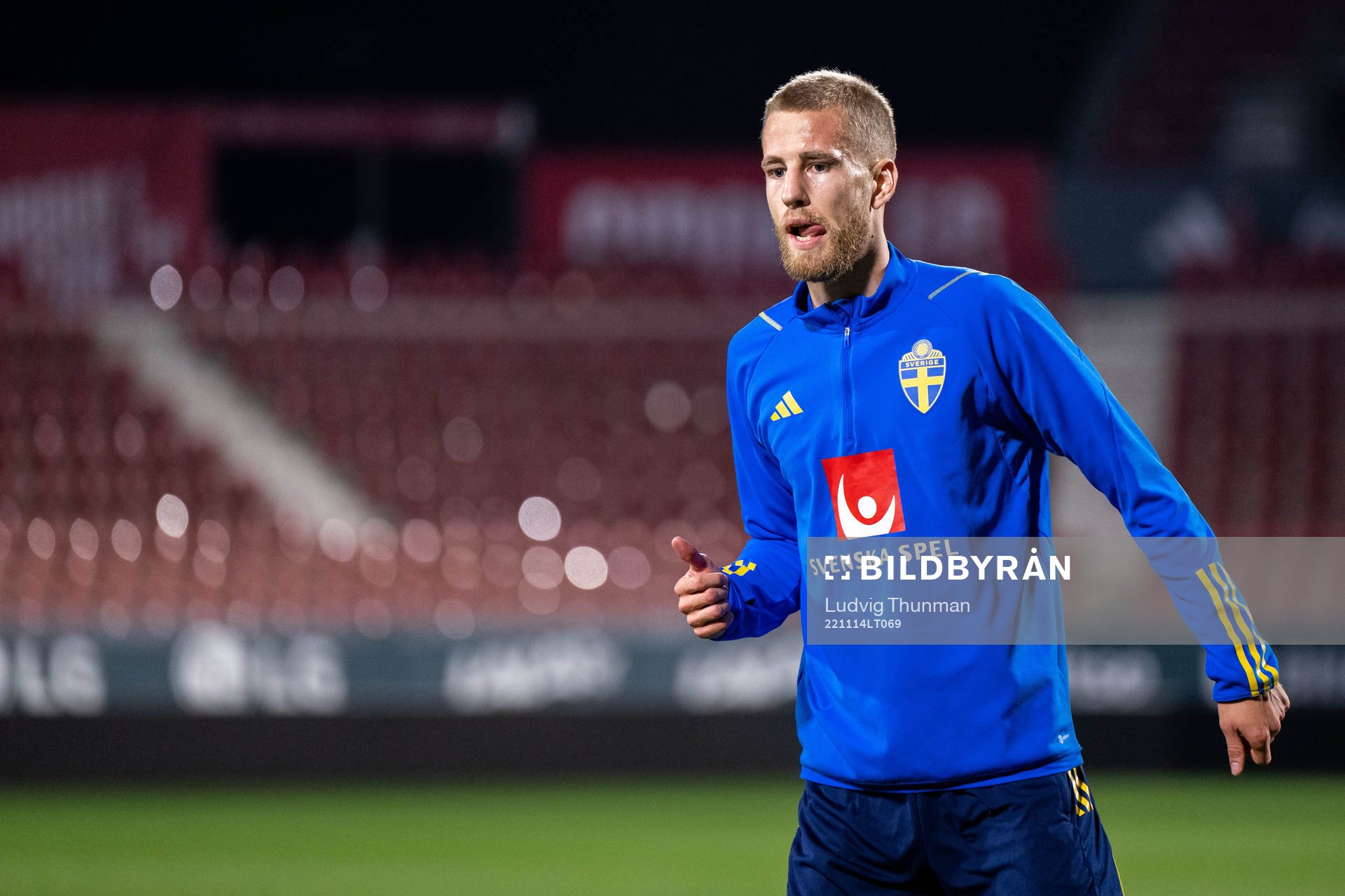 Filip Dagerstål of Sweden of the Swedish national football