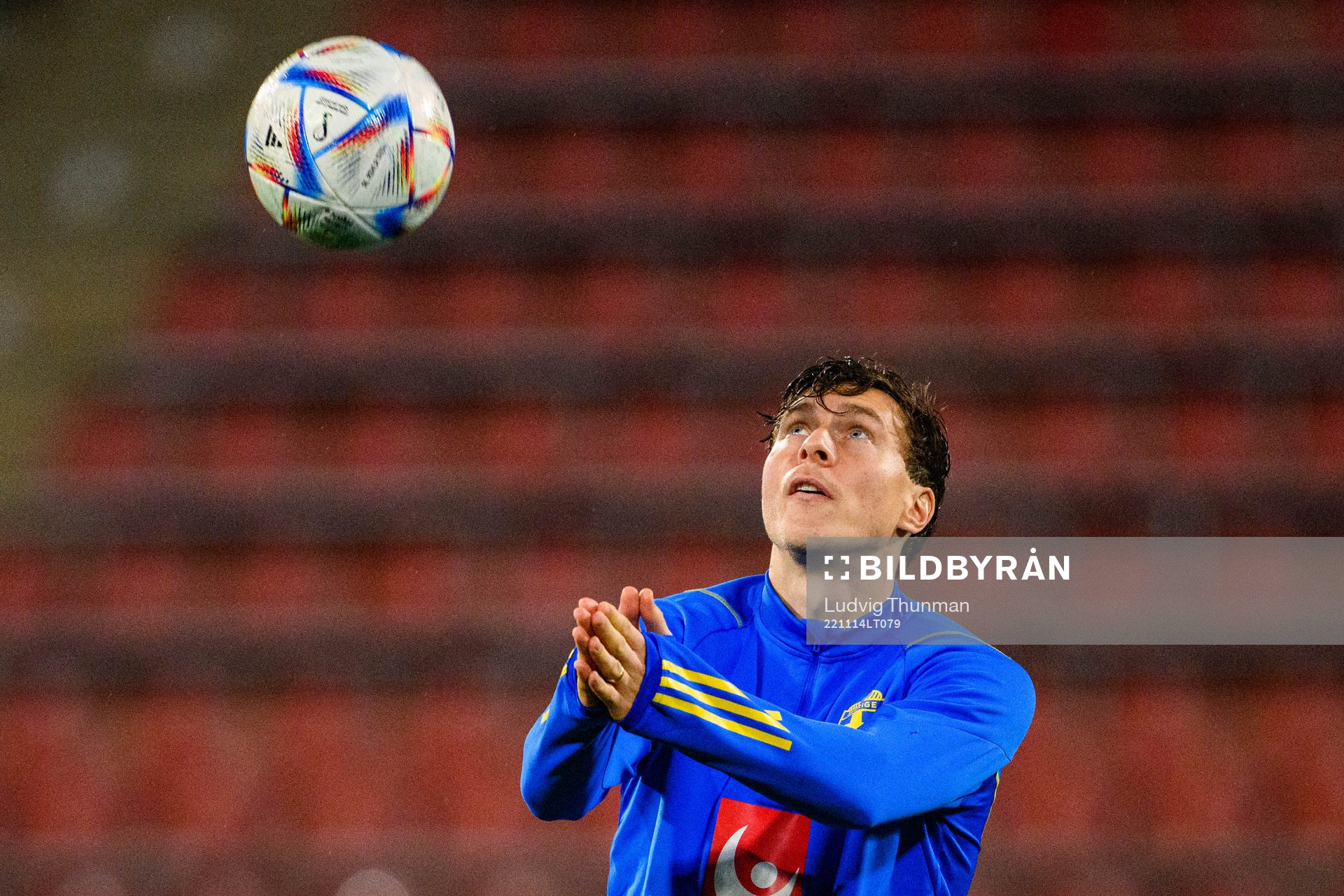 Victor Nilsson Lindelöf of the Swedish national football