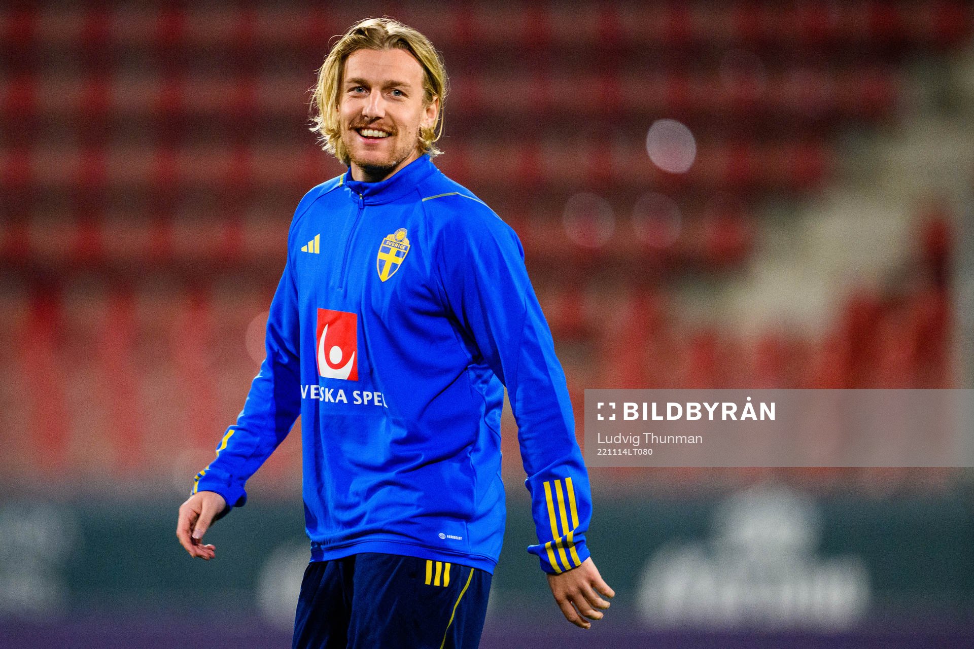 Emil Forsberg of the Swedish national football team