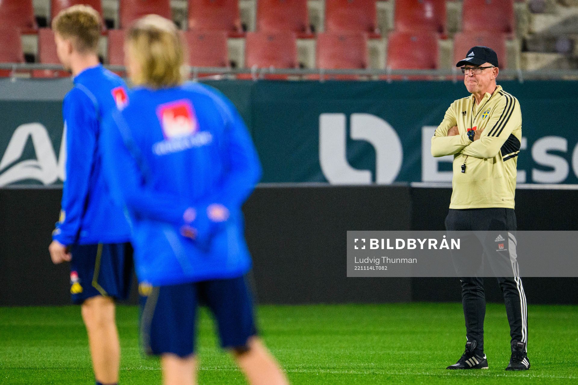 Head coach Janne Andersson of the Swedish national football
