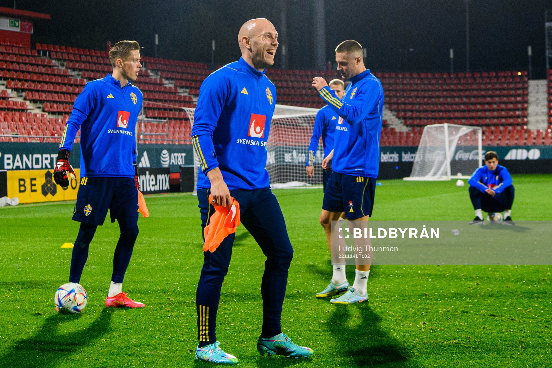 Magnus Eriksson of the Swedish national football team