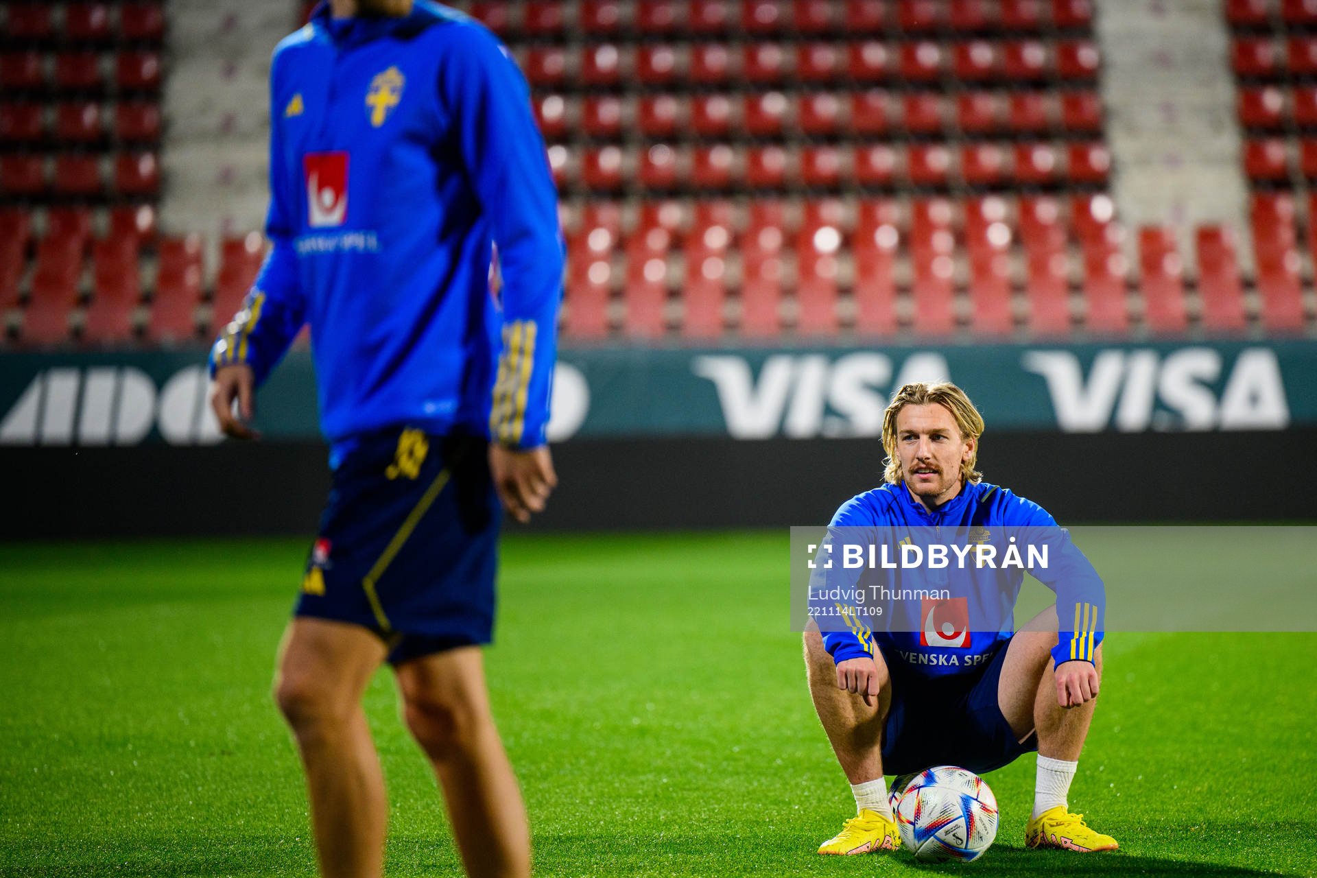 Emil Forsberg of the Swedish national football team
