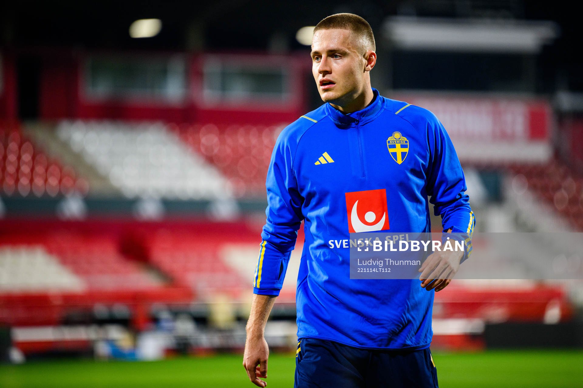 Mattias Svanberg of the Swedish national football team