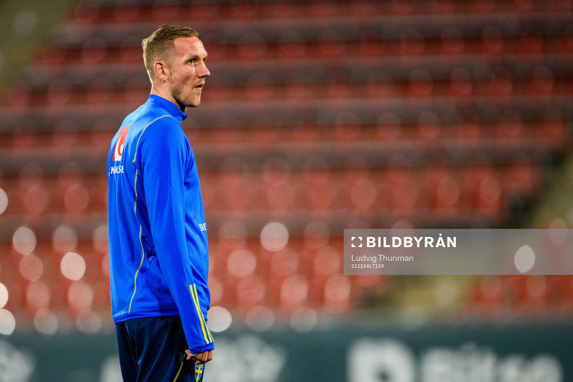 Goalkeeper Robin Olsen of the Swedish national football team
